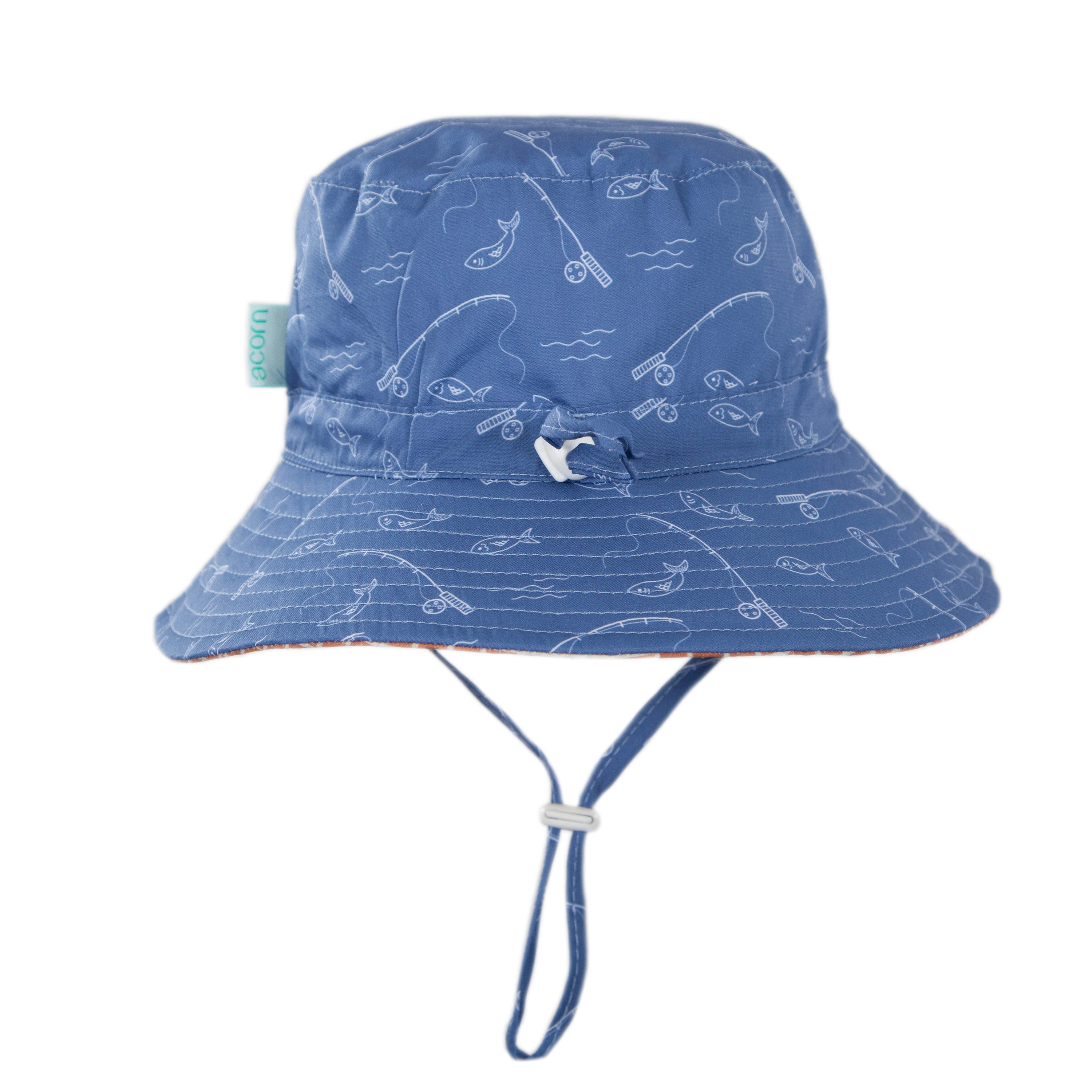 Acorn | Gone Fishing Wide Brim Bucket Hat
