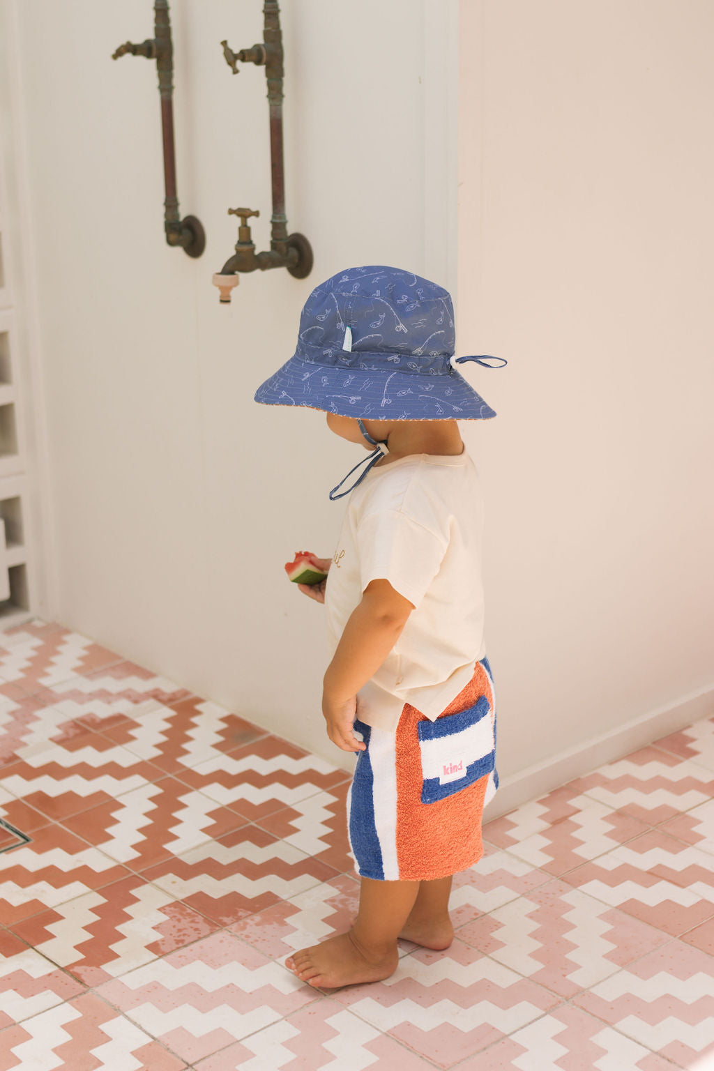 Acorn | Gone Fishing Wide Brim Bucket Hat