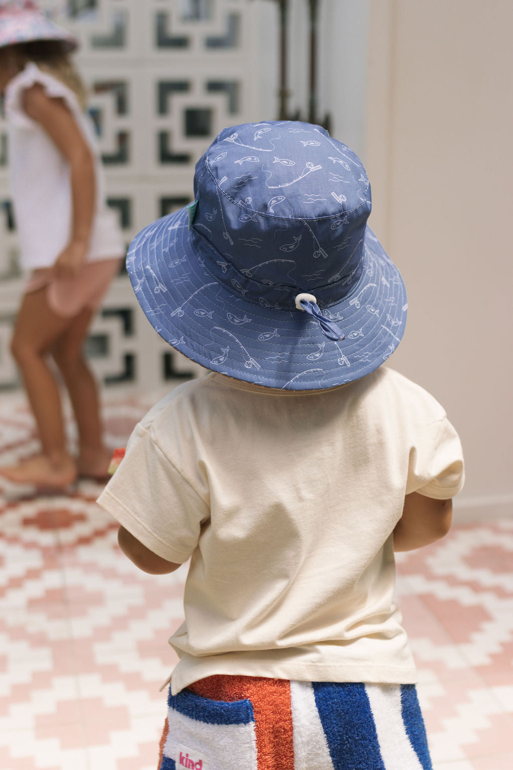 Acorn | Gone Fishing Wide Brim Bucket Hat