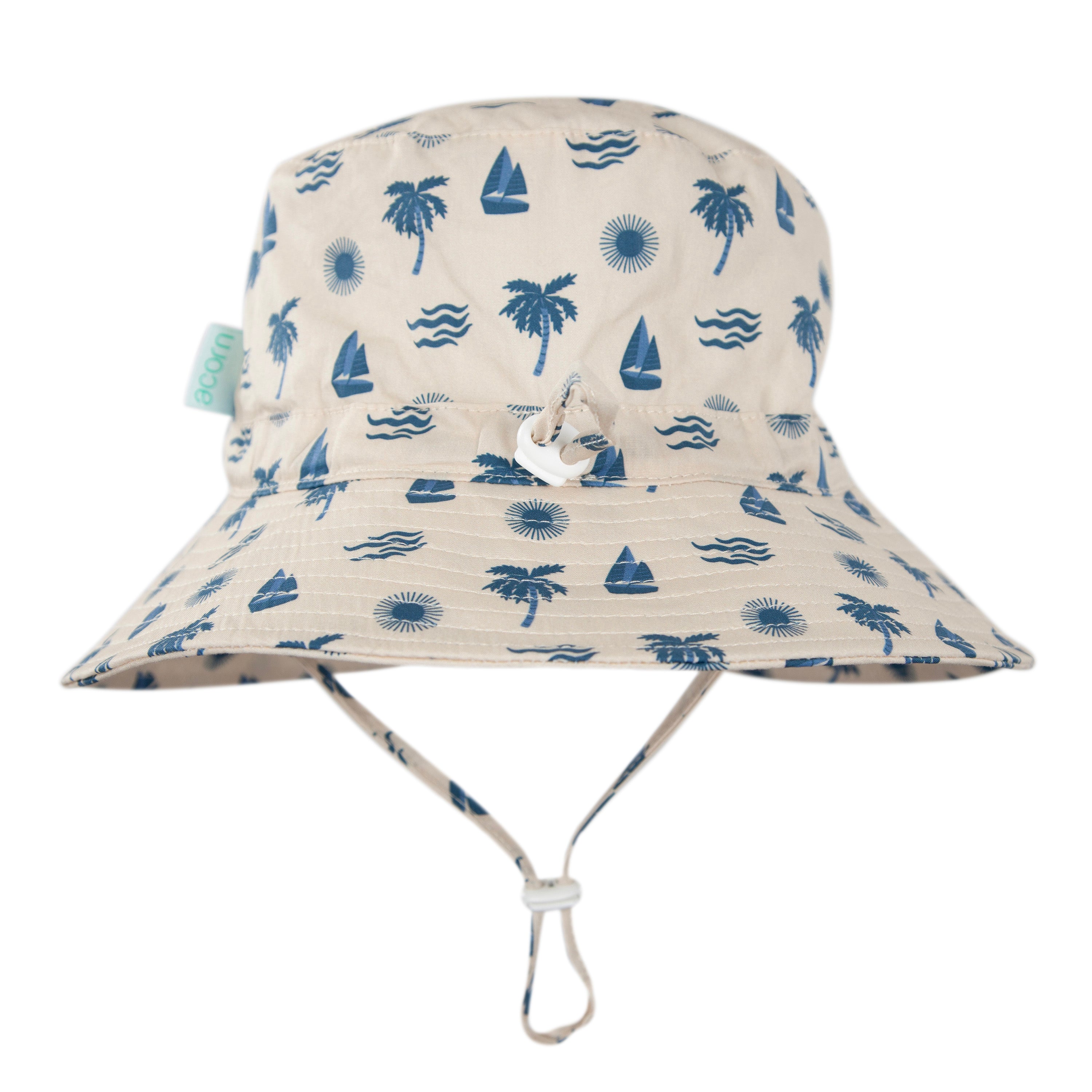 Acorn | Island Breeze Wide Brim Bucket Hat