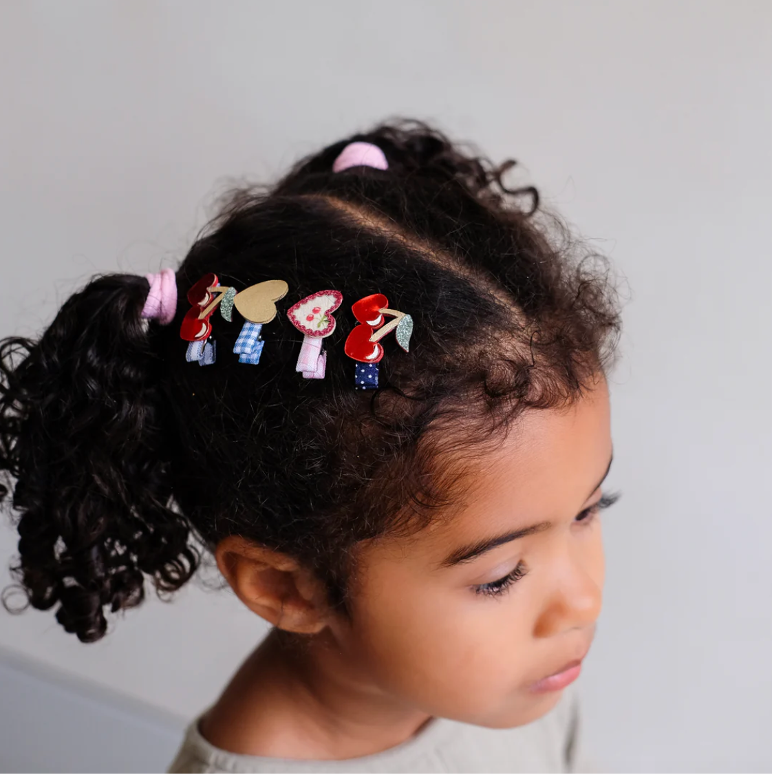 Mimi and Lula | Red Cherries Mini Clips