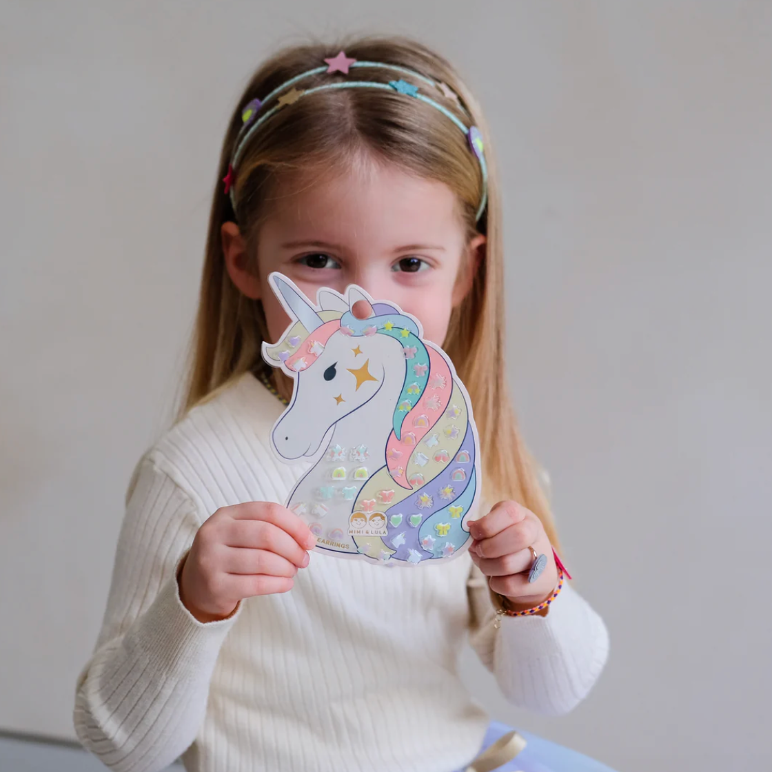 Mimi and Lula | Unicorn Stick On Earrings