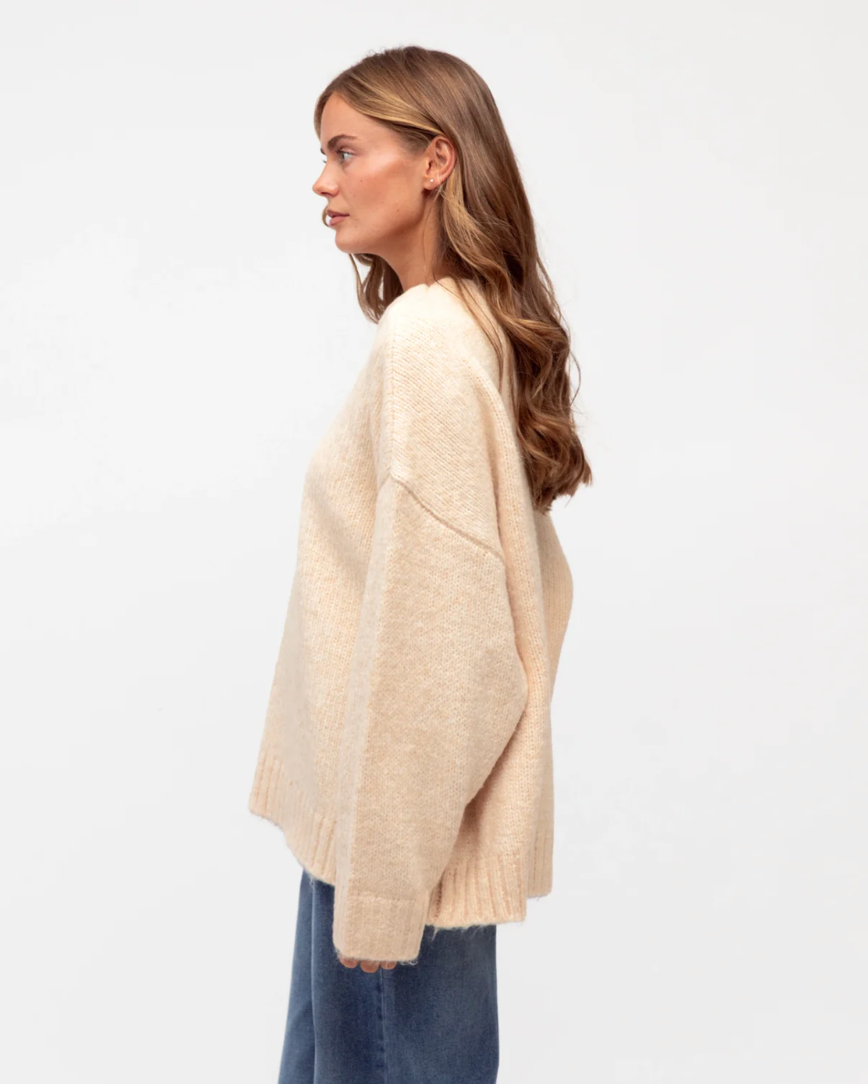 Label of Love | Lena Jumper - peachy/silver