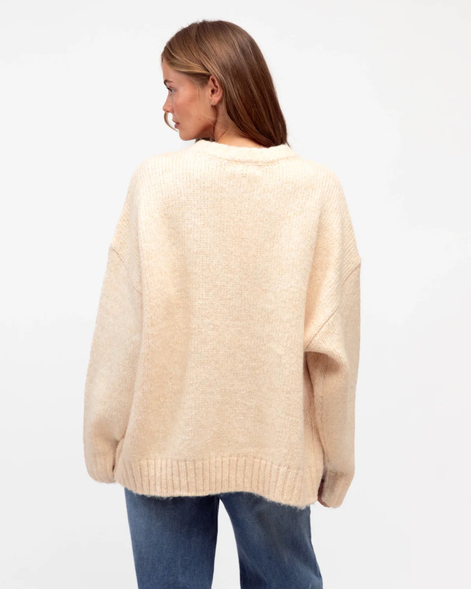 Label of Love | Lena Jumper - peachy/silver