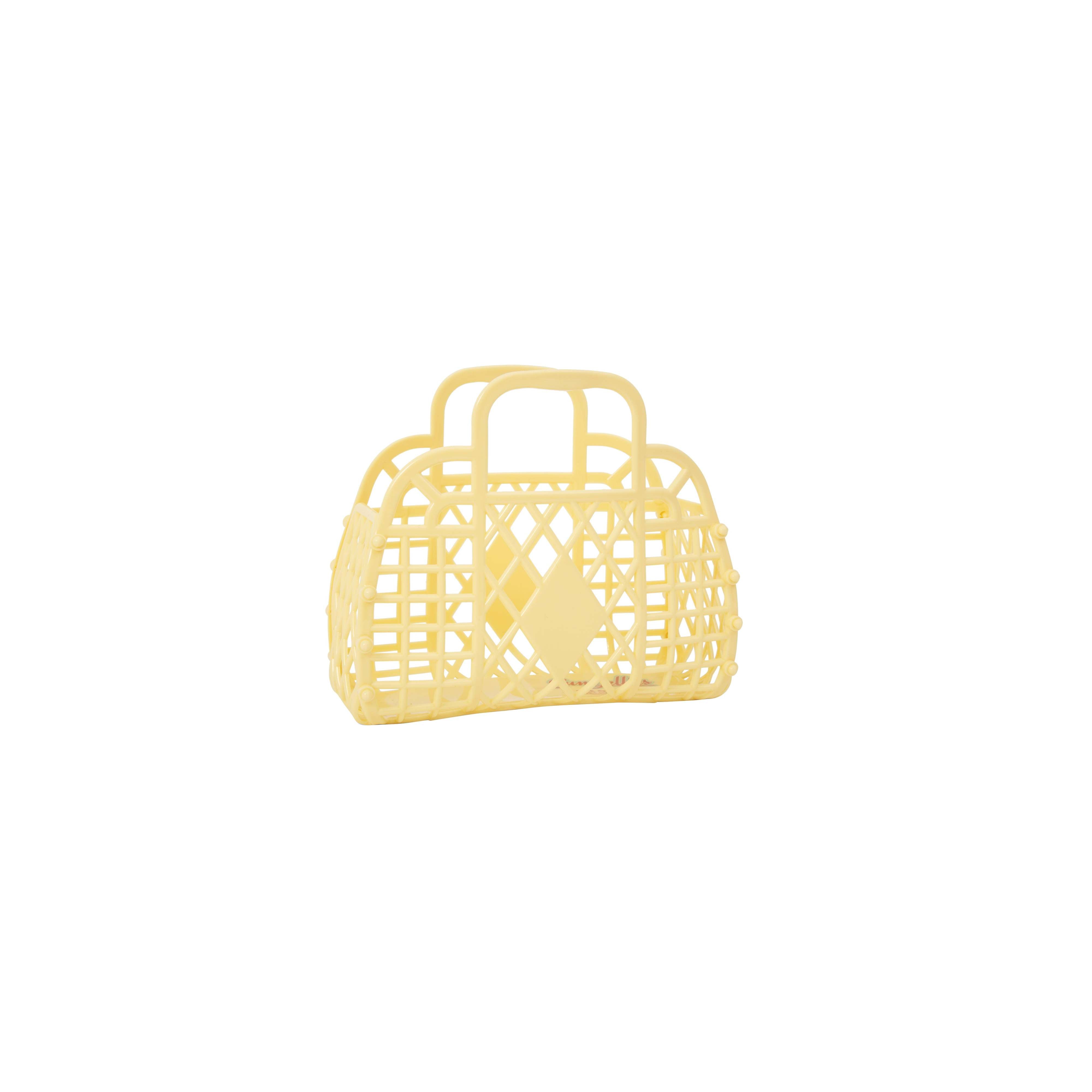 Sun Jellies | Retro Basket MINI  - Lemon