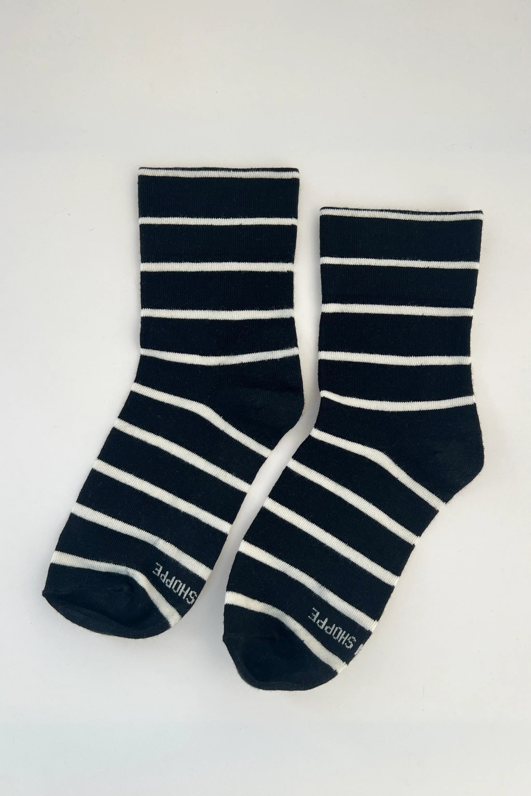 Le Bon Shoppe | Wally Socks Black Stripe