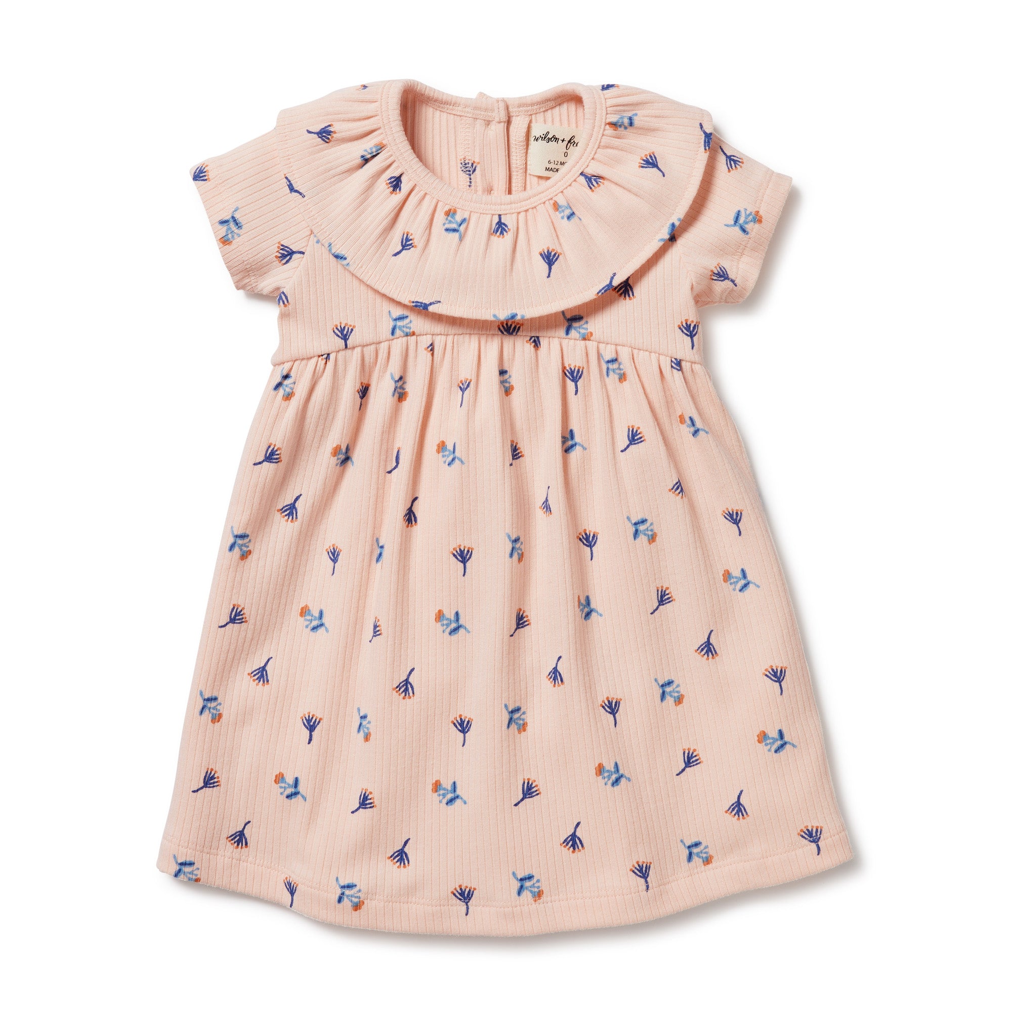 Wilson & Frenchy | Little Flower Organic Ruffle Dress