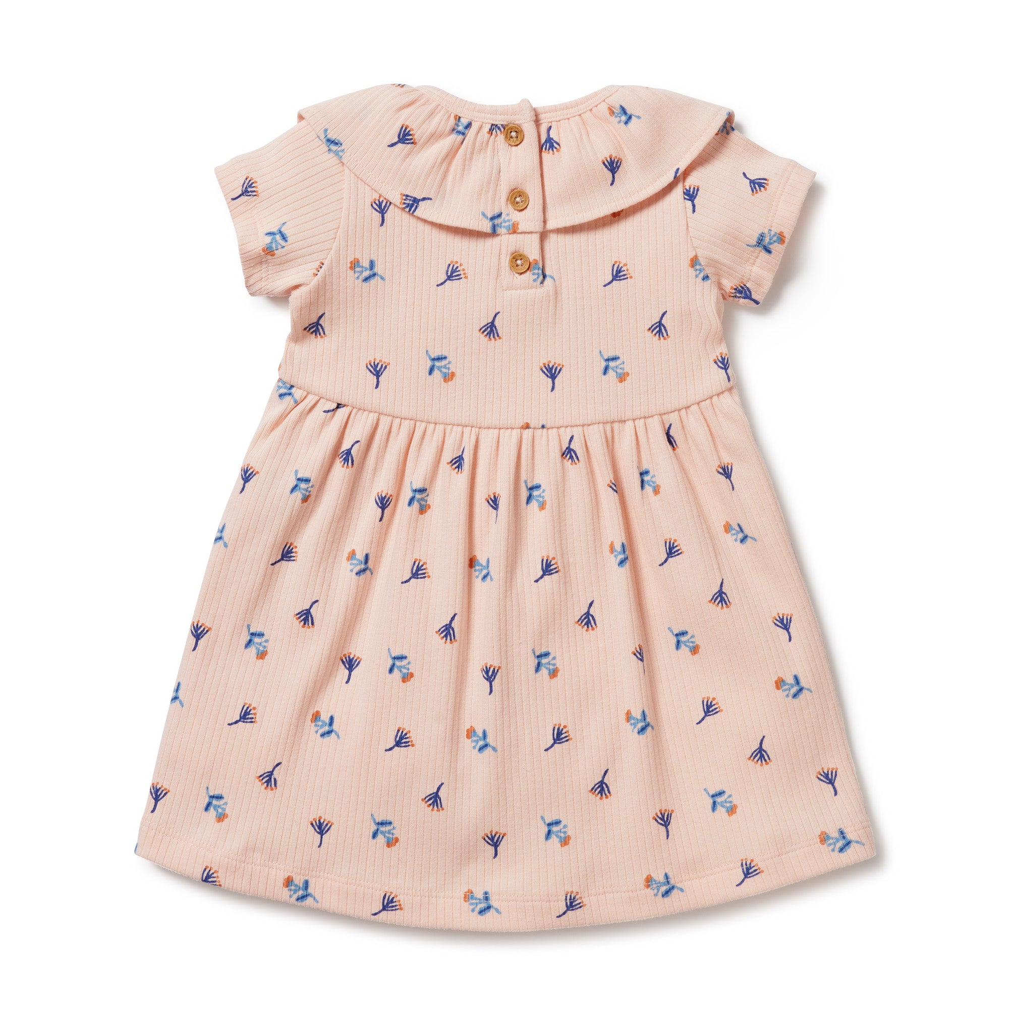 Wilson & Frenchy | Little Flower Organic Ruffle Dress