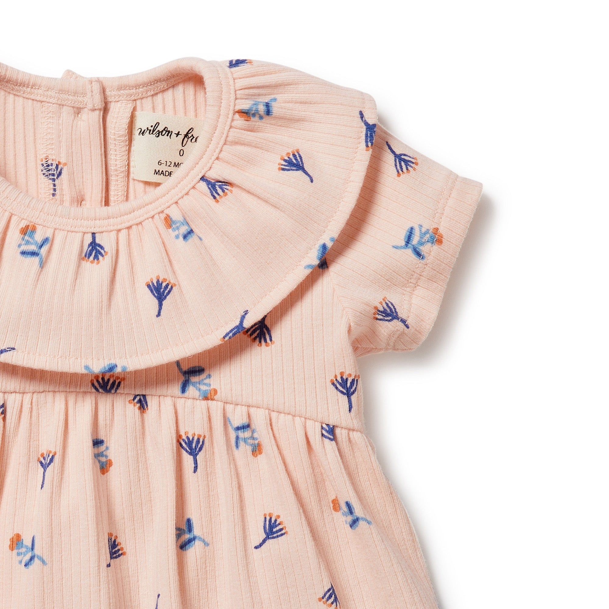 Wilson & Frenchy | Little Flower Organic Ruffle Dress