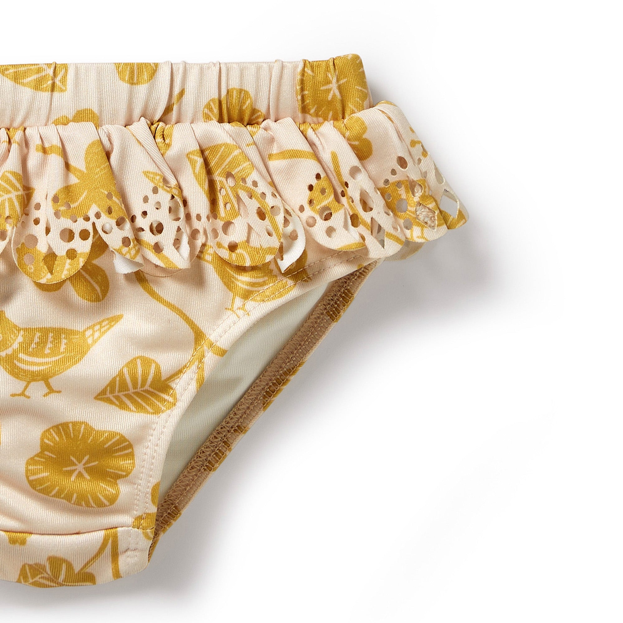 Wilson & Frenchy | Goldie Floral Cutwork Rashie Swimset