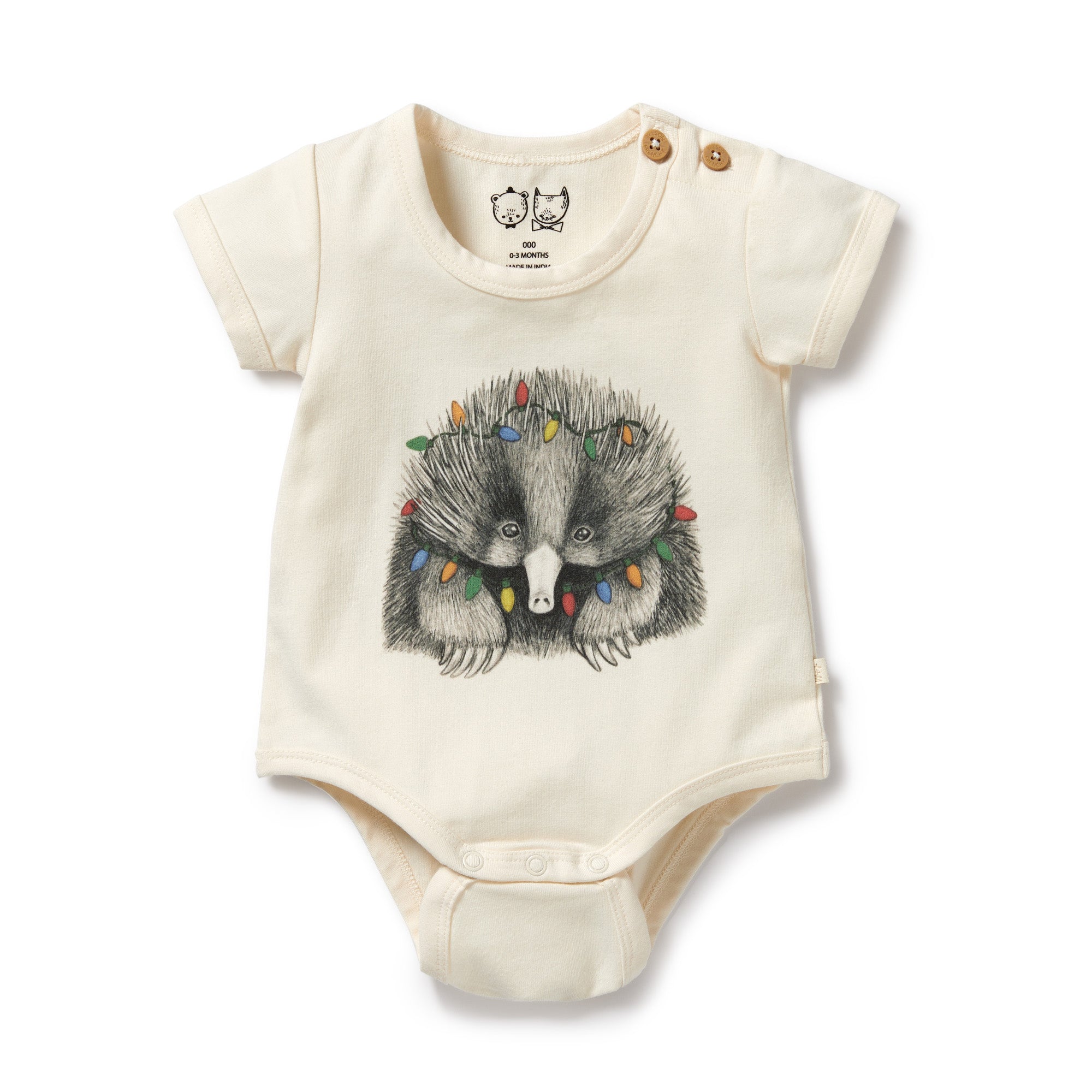 Wilson & Frenchy | Puggle Organic Christmas Bodysuit
