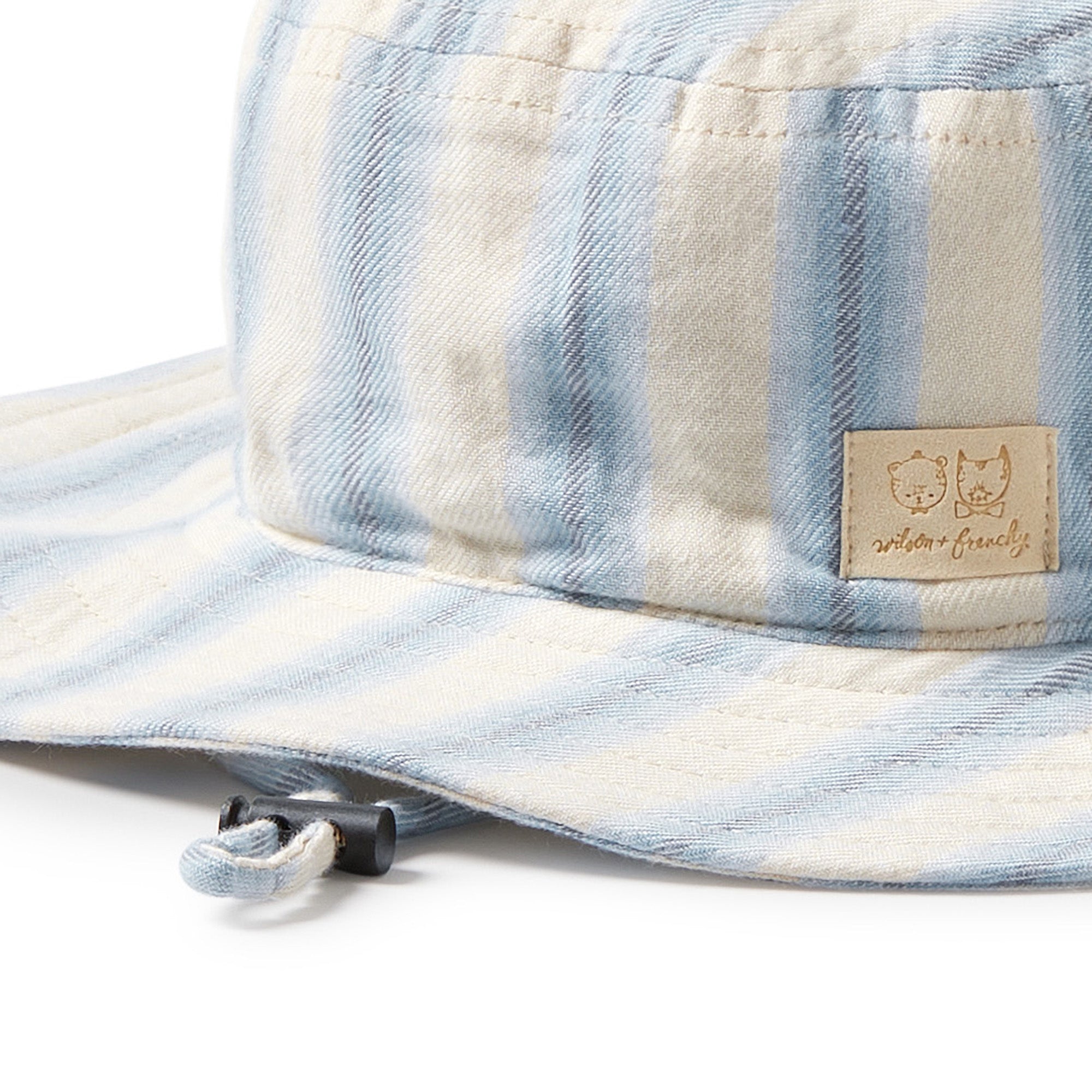 Wilson & Frenchy | Deep Blue Stripe Organic Sun Hat