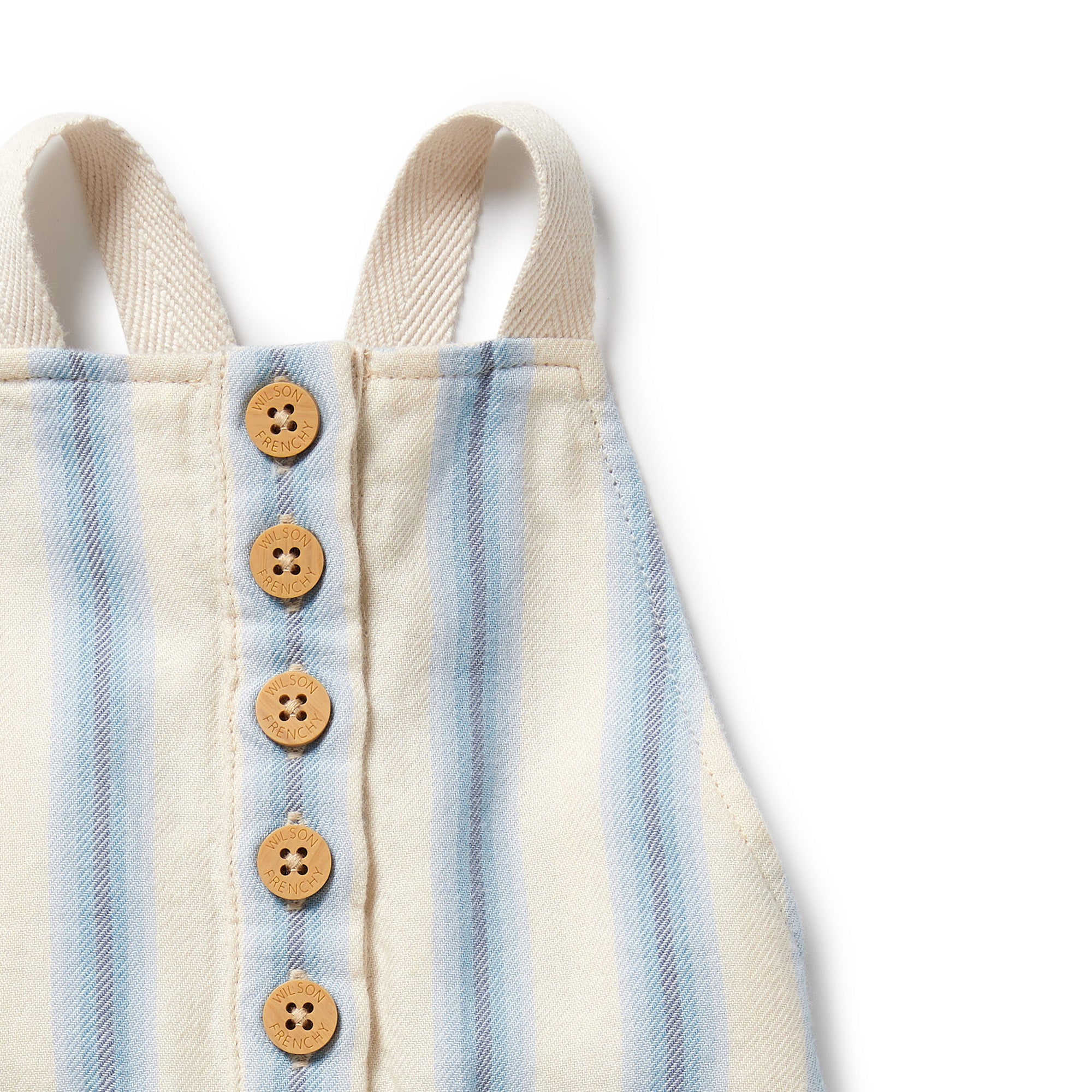 Wilson & Frenchy | Deep Blue Stripe Organic Overall