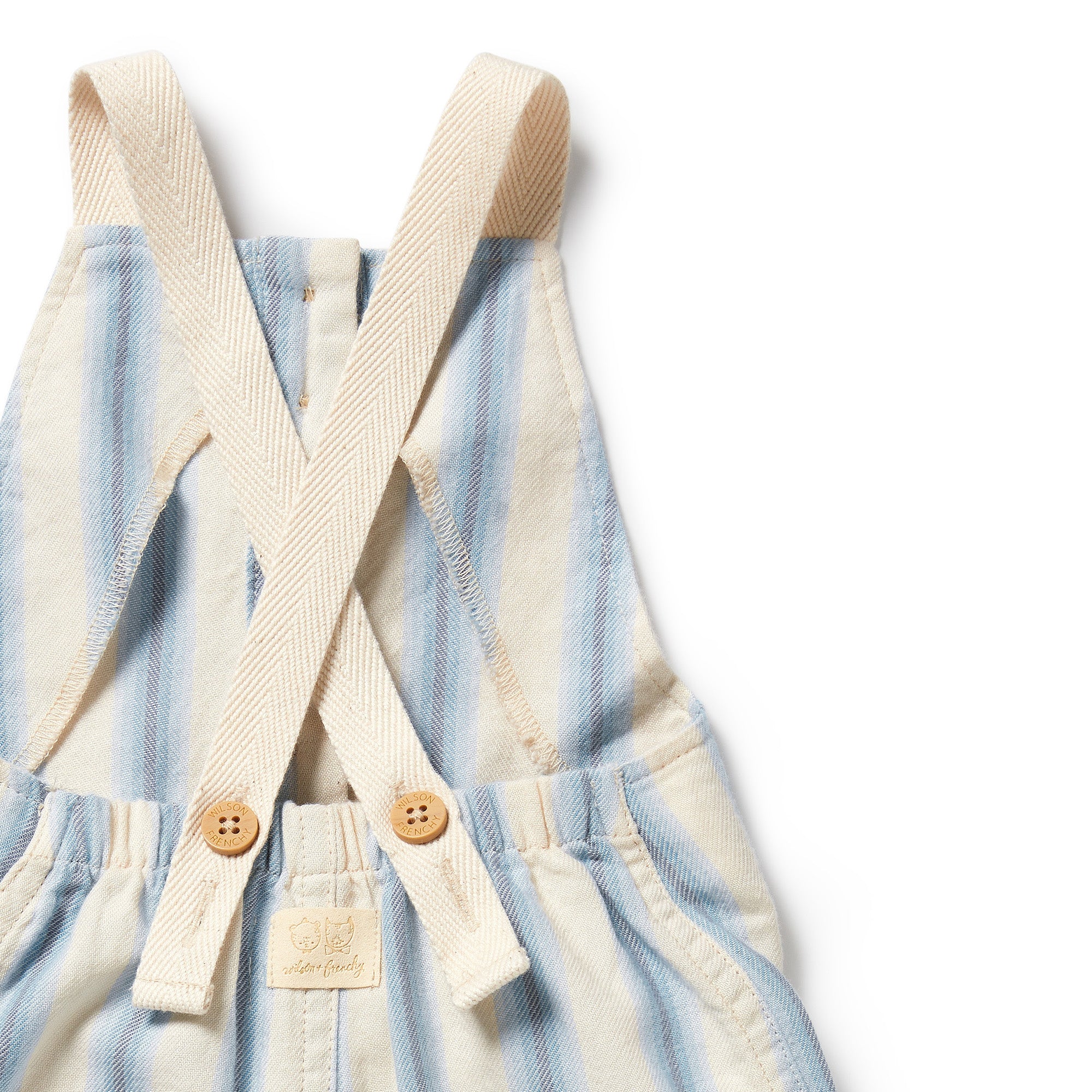 Wilson & Frenchy | Deep Blue Stripe Organic Overall
