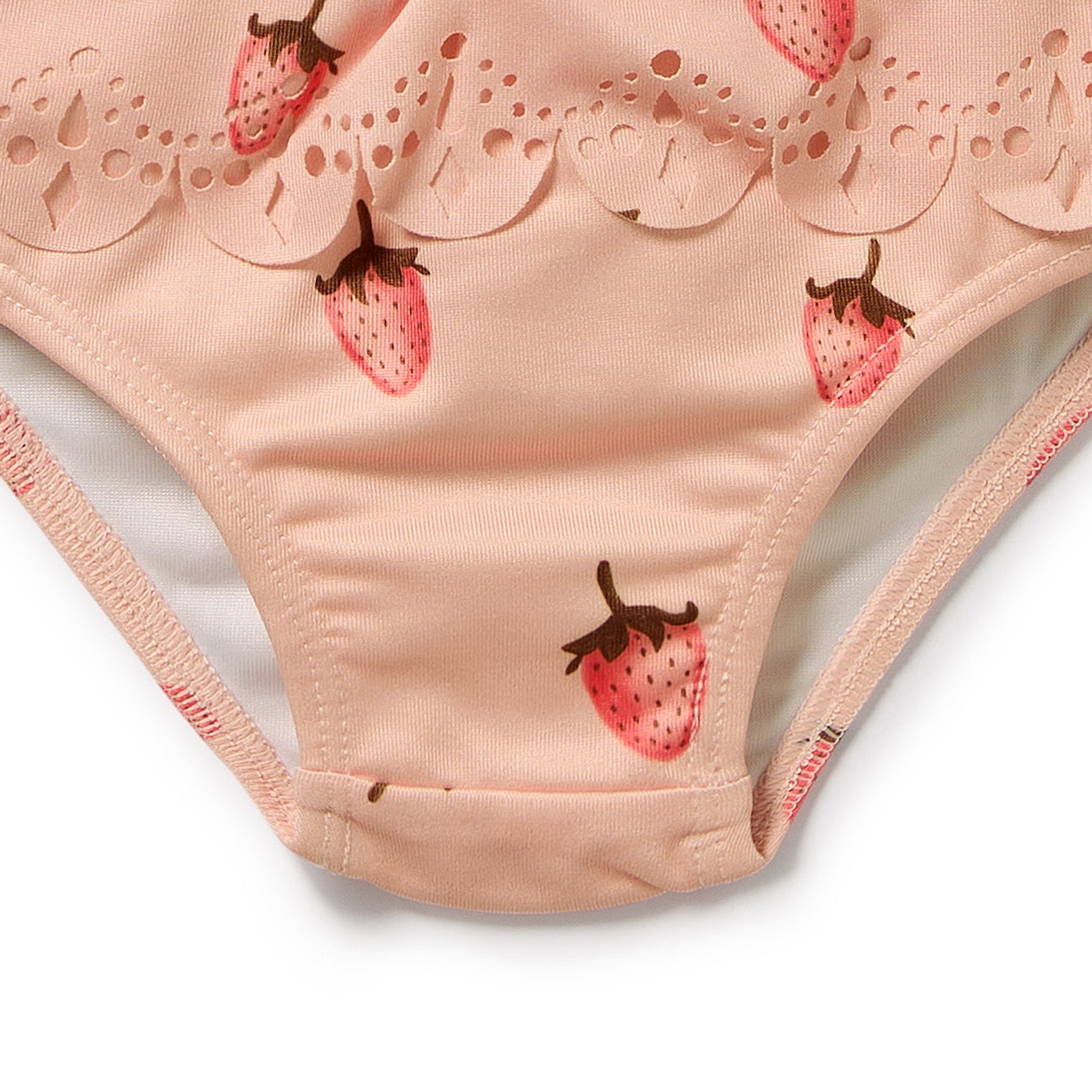 Wilson & Frenchy | Strawberry Kisses Cutwork Rashie Swimset