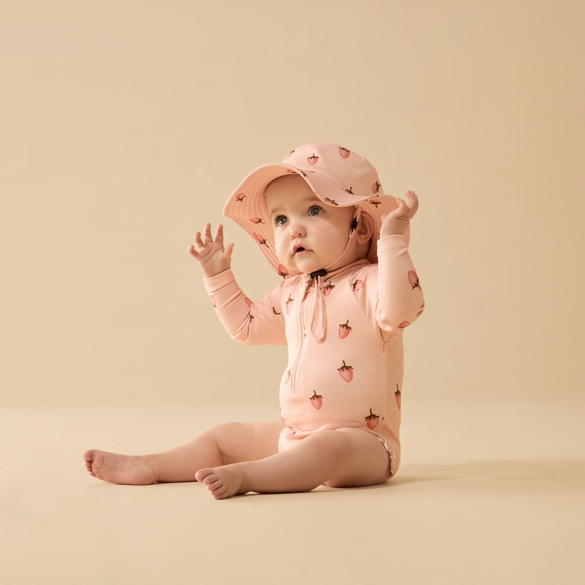 Wilson & Frenchy | Strawberry Kisses Swim Sun Hat