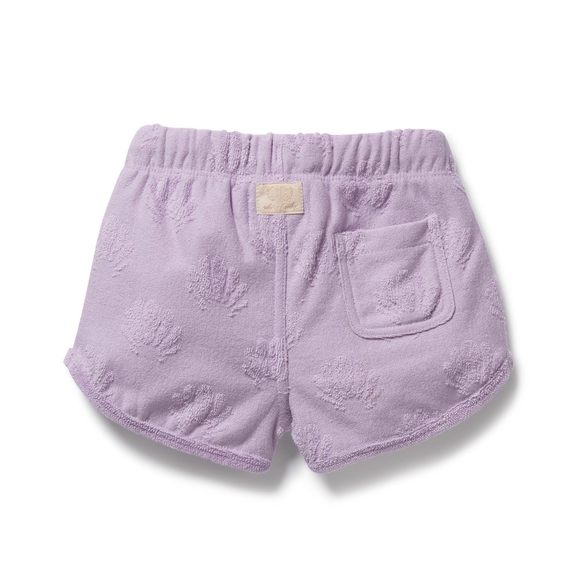 Wilson & Frenchy | Lavender Shells Organic Terry Tie Short