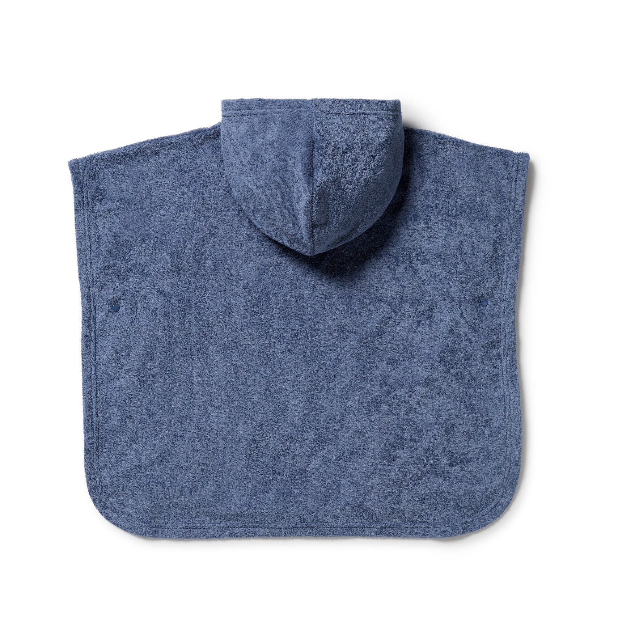 Wilson & Frenchy | Deep Blue Organic Terry Hooded Poncho