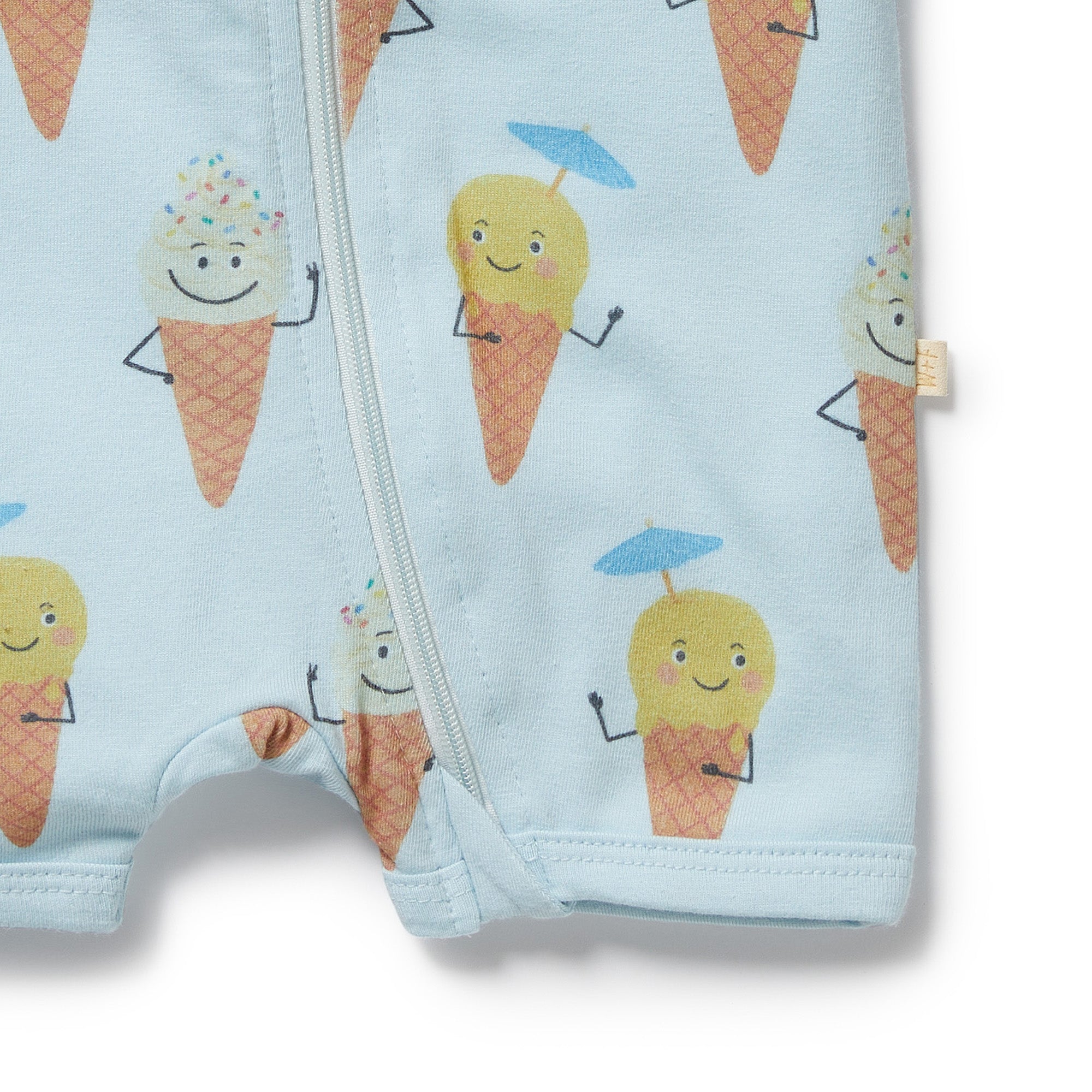 Wilson & Frenchy | Frosty Friends Organic Boyleg Zipsuit