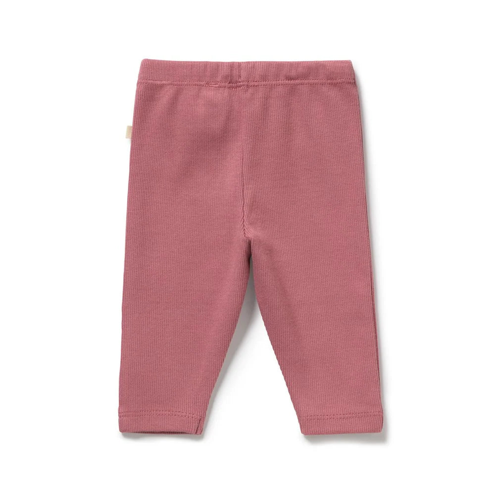 Wilson & Frenchy | Plum Organic Rib Legging