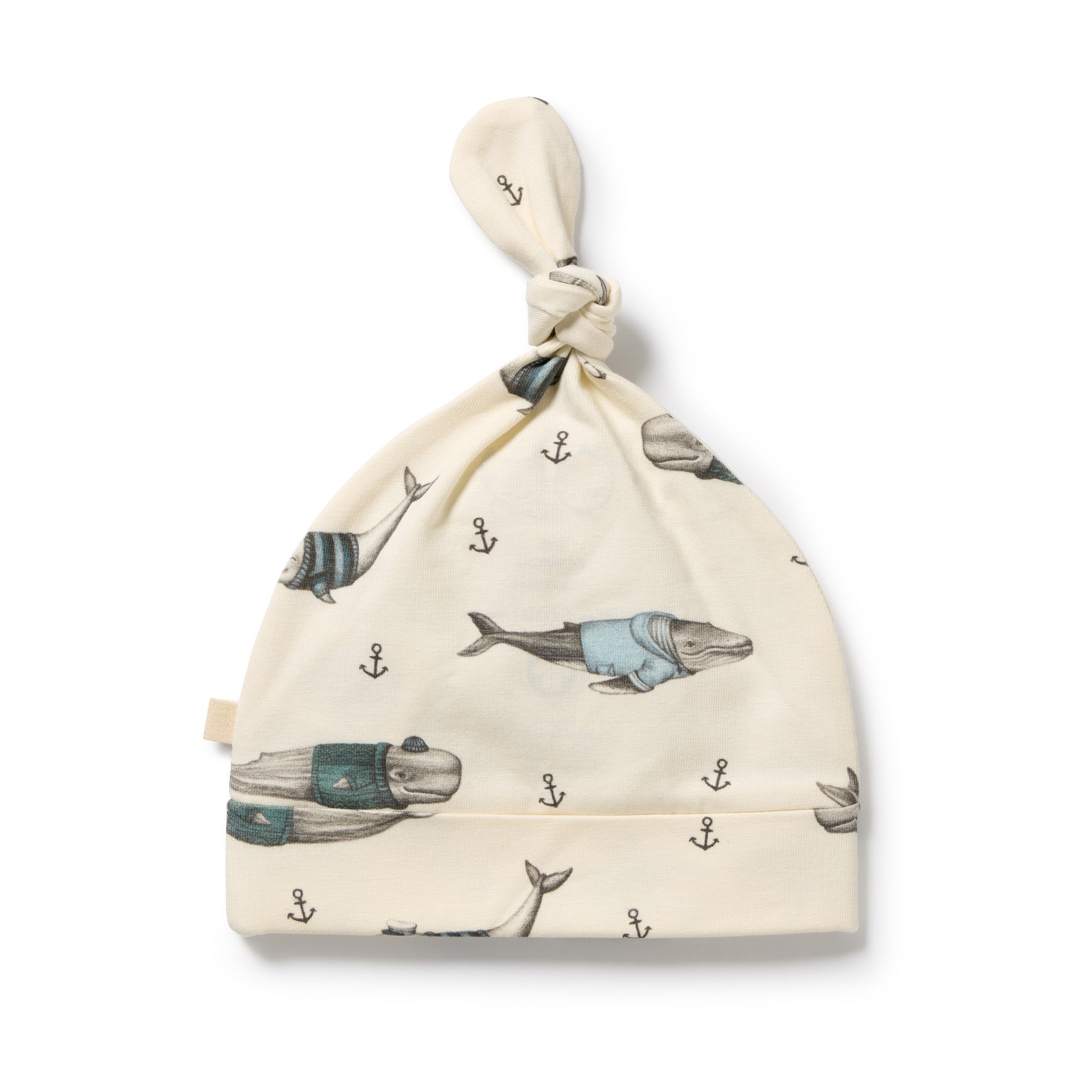 Wilson & Frenchy | Woolly Whales Organic Knot Hat