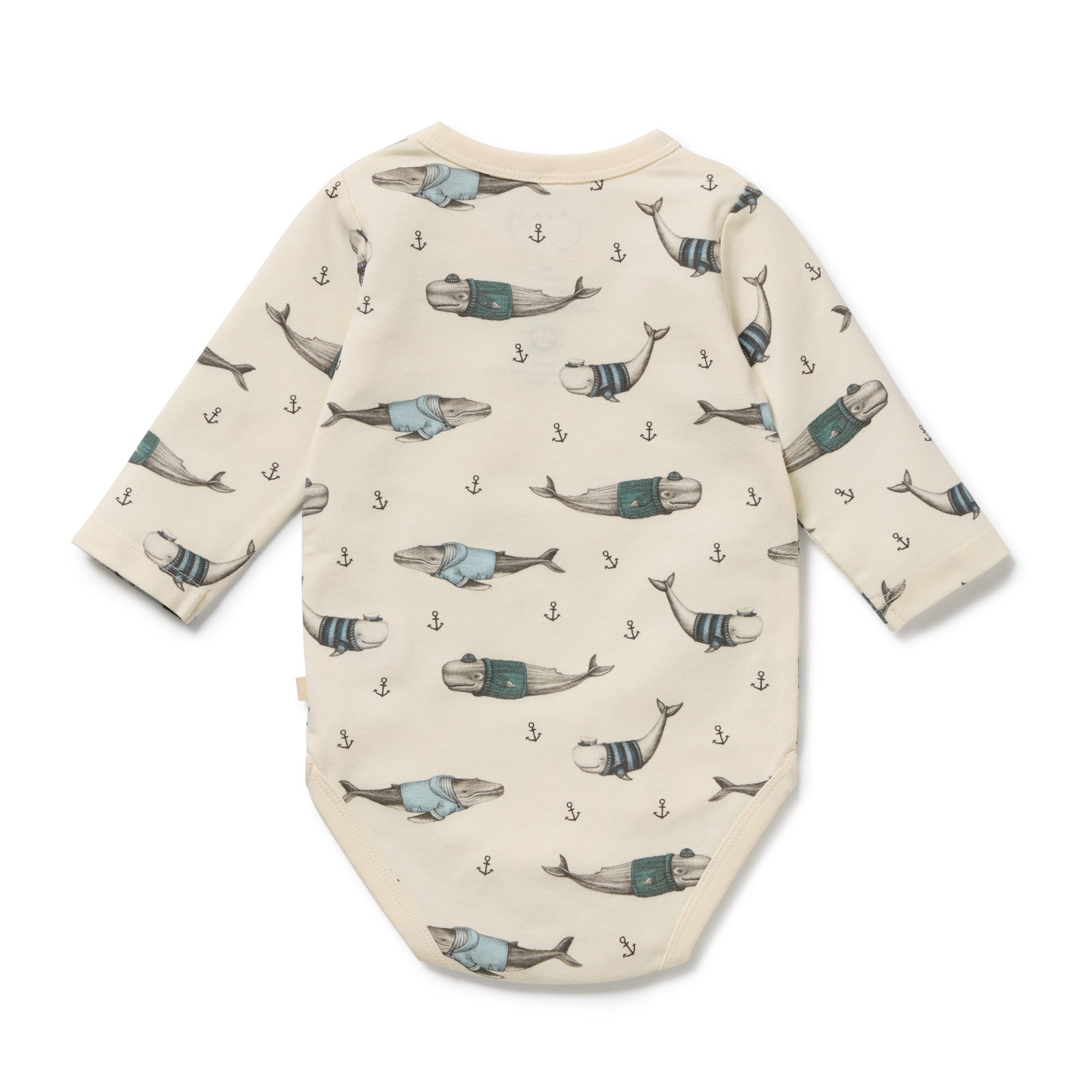 Wilson & Frenchy | Woolly Whales Organic Bodysuit