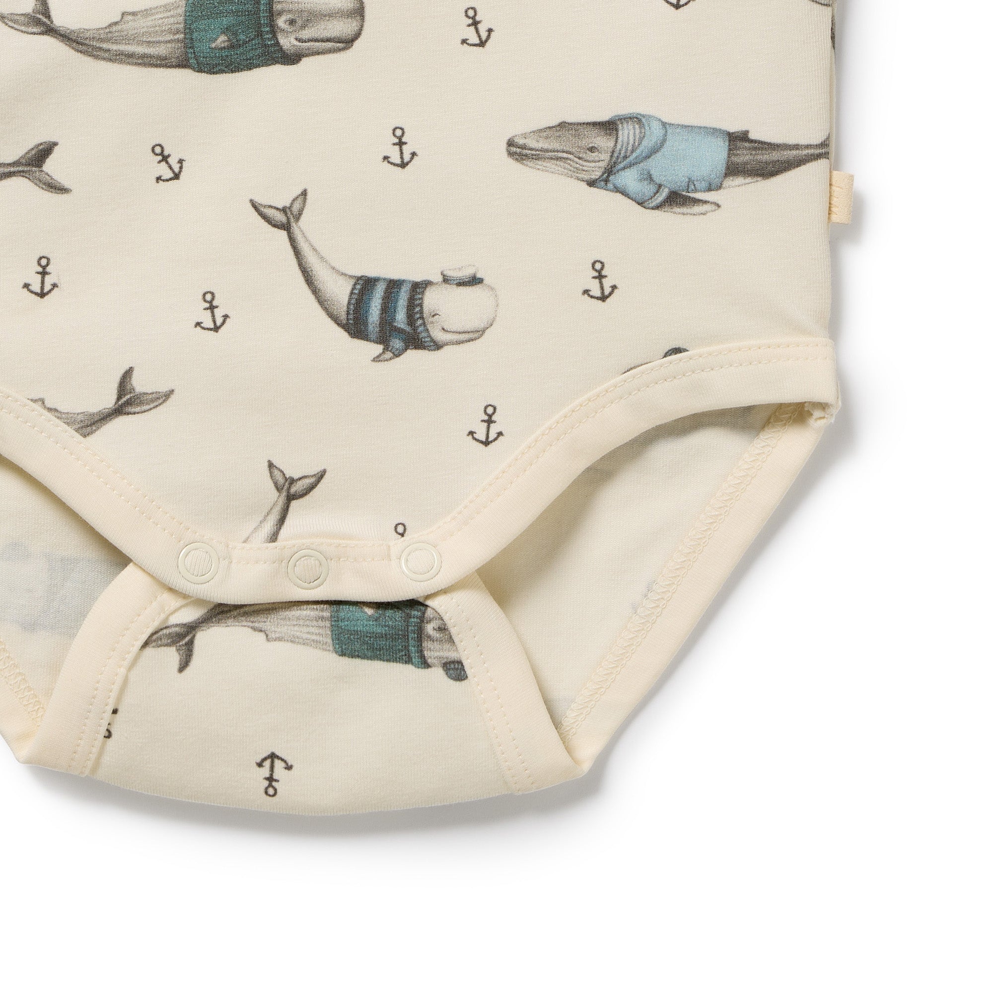 Wilson & Frenchy | Woolly Whales Organic Bodysuit