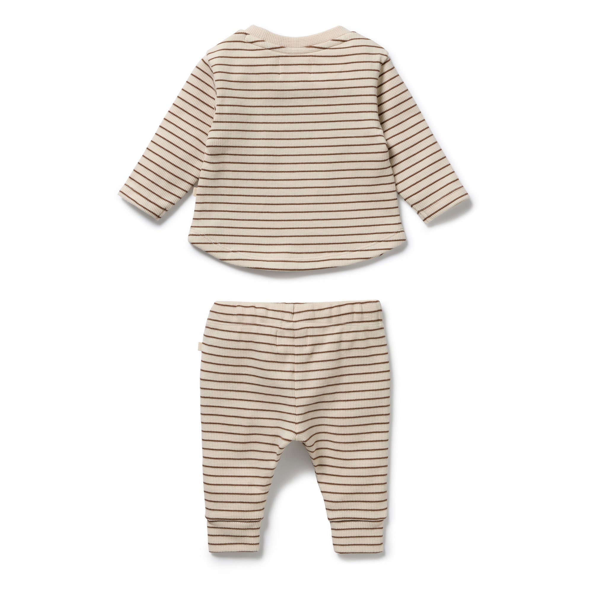 Wilson & Frenchy | Nutmeg Stripe Organic Waffle Set