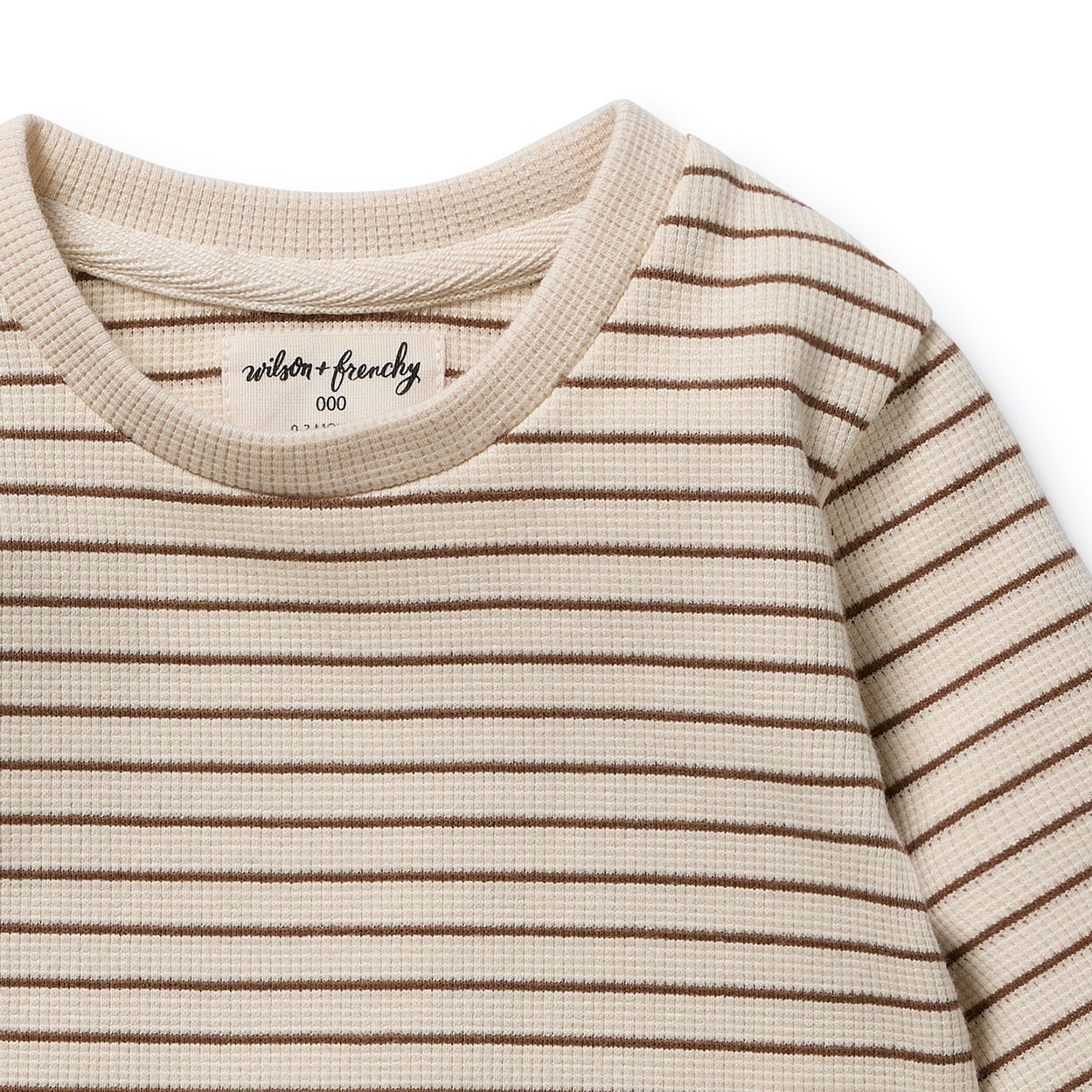 Wilson & Frenchy | Nutmeg Stripe Organic Waffle Set