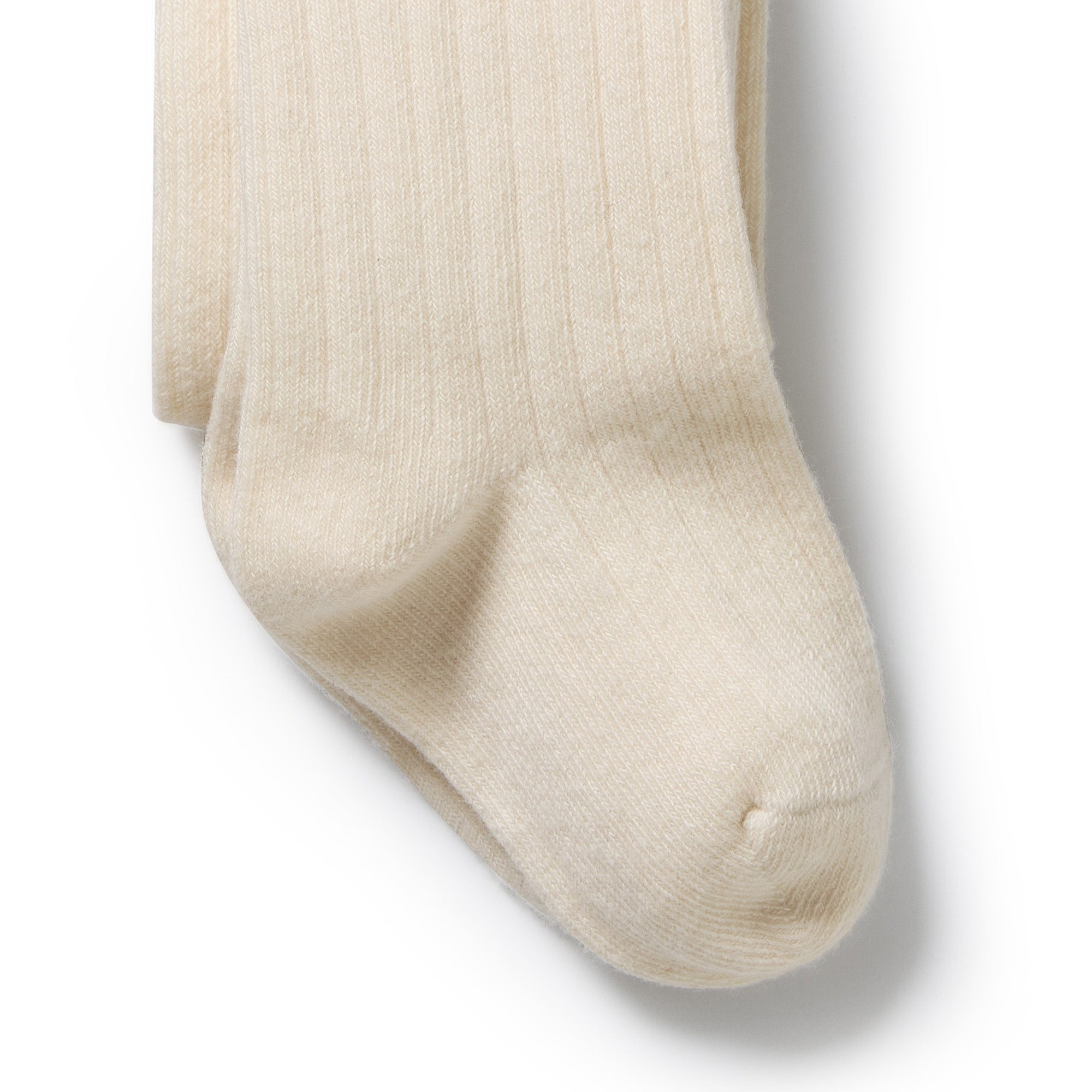 Wilson & Frenchy | Buttermilk Organic Ribbed Tights