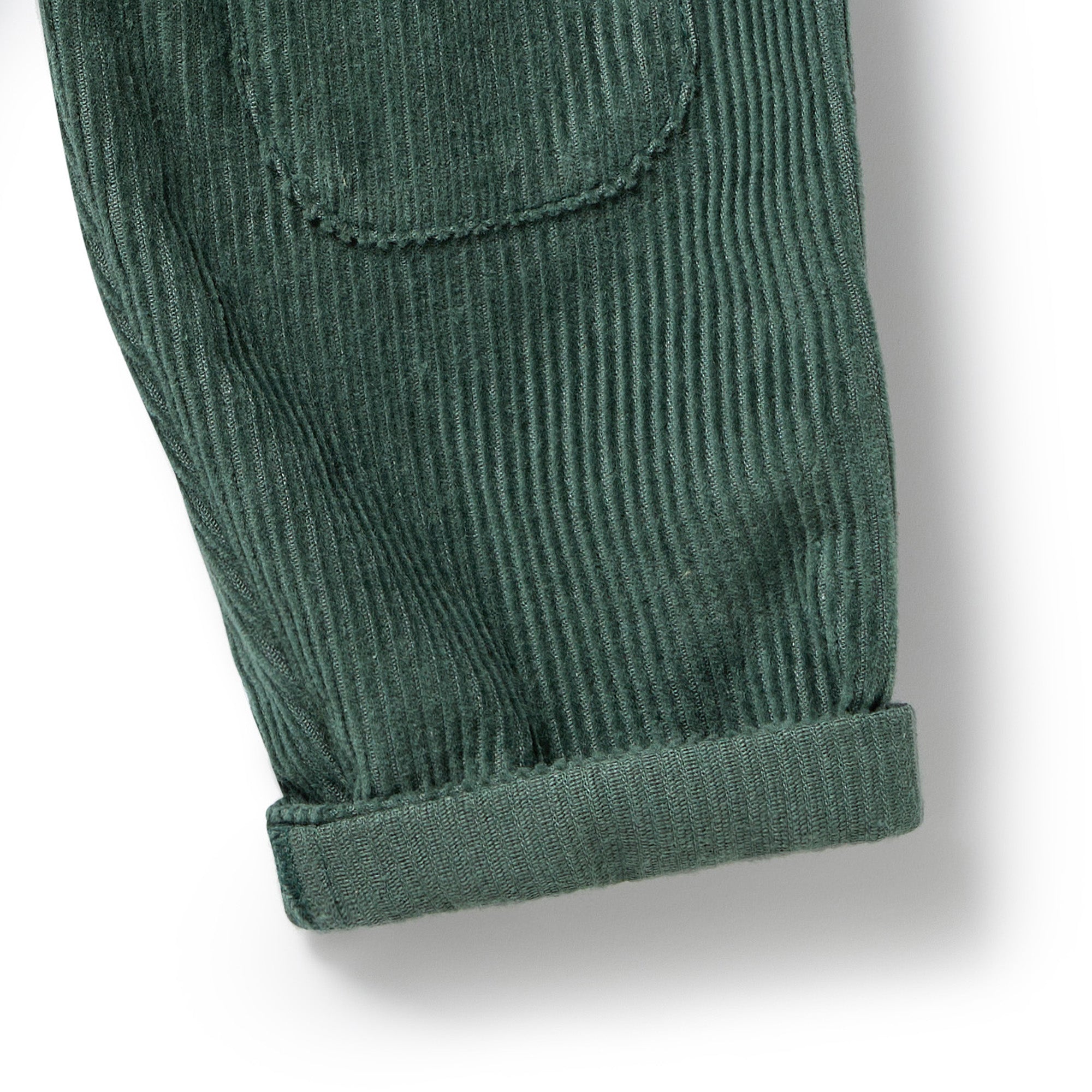 Wilson & Frenchy | Moss Green Organic Cord Pant