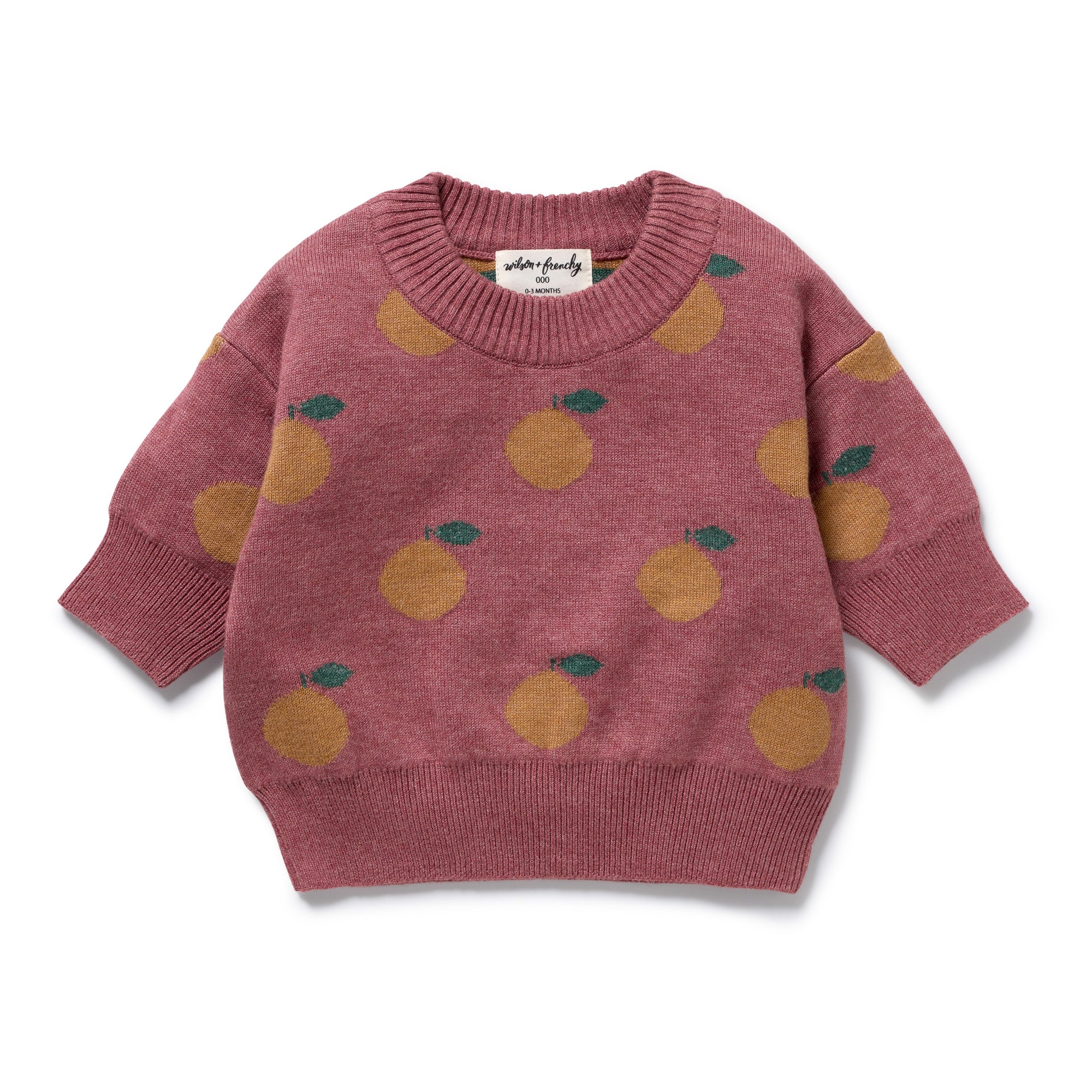 Wilson & Frenchy | Clementine Organic Knitted Jacquard Jumper