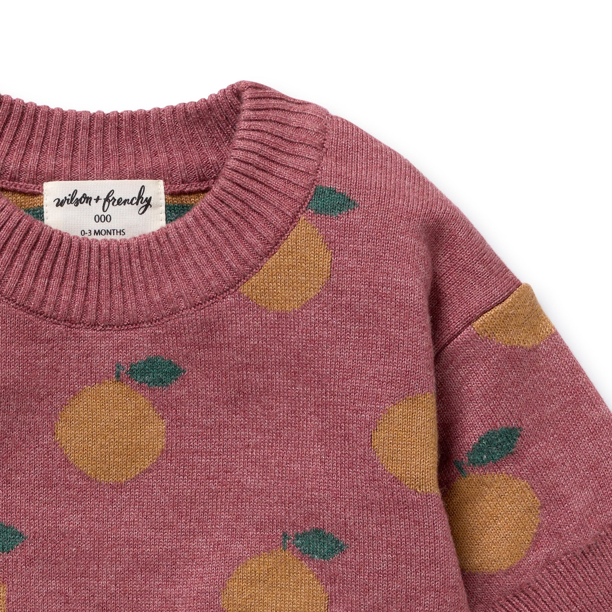 Wilson & Frenchy | Clementine Organic Knitted Jacquard Jumper