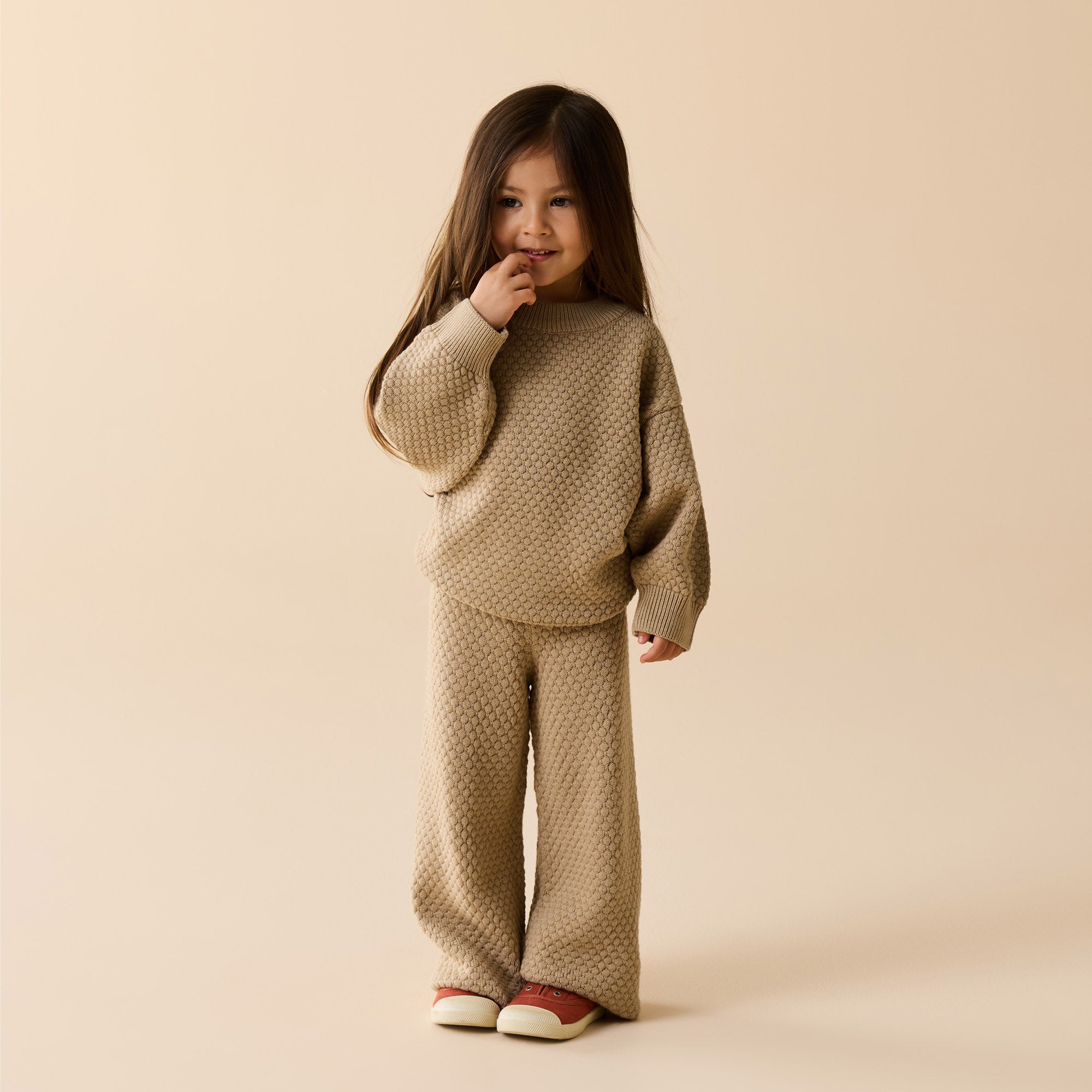 Wilson & Frenchy | Marshmellow Organic Knitted Bubble Jumper