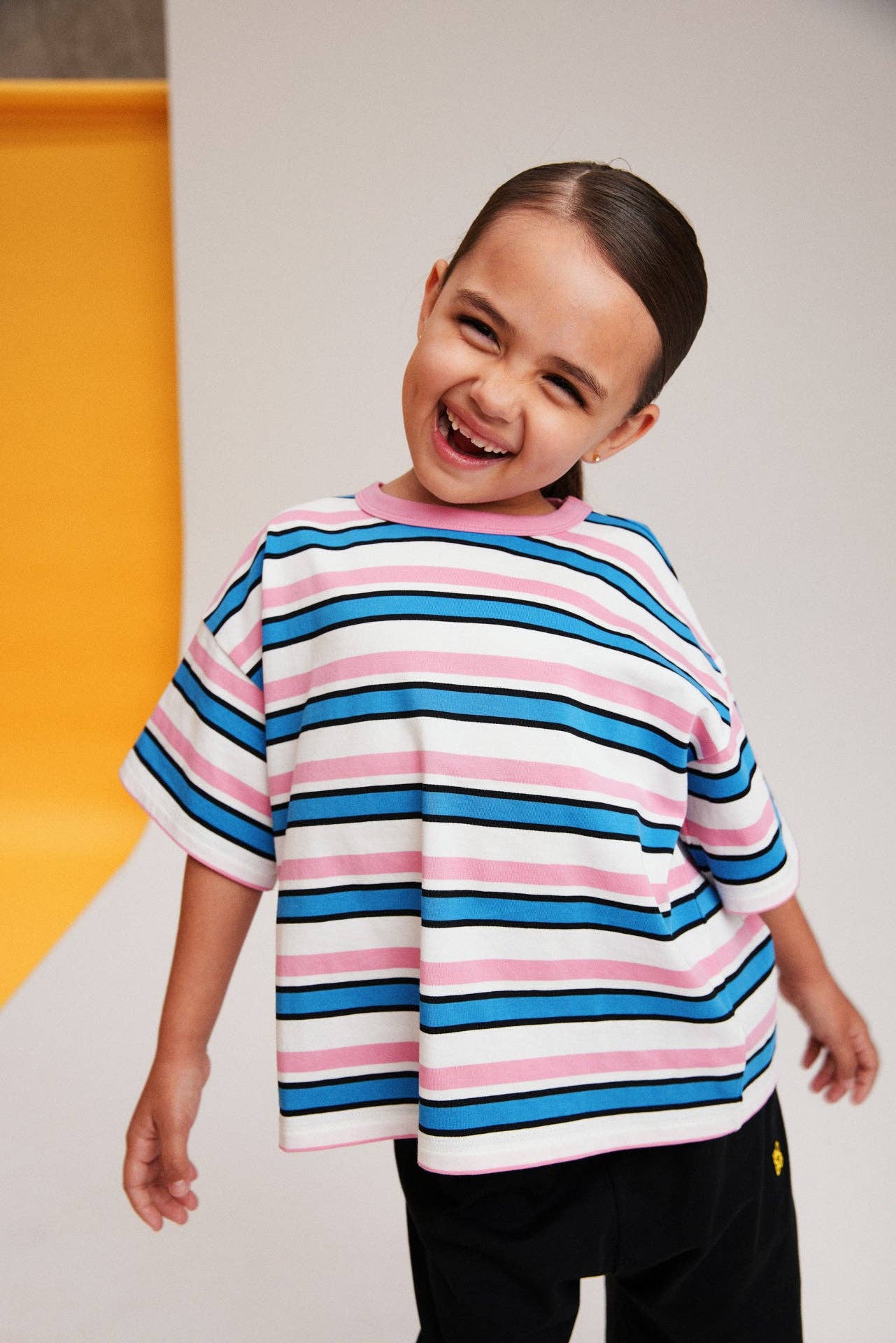 BBOBBIE | Striped Tee in Pink