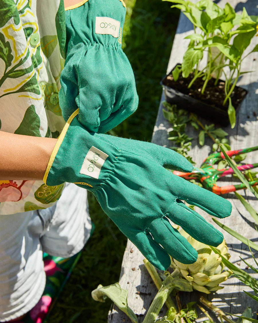 Kip & Co | Follow The Sun Yellow Garden Secateurs and Gloves Set