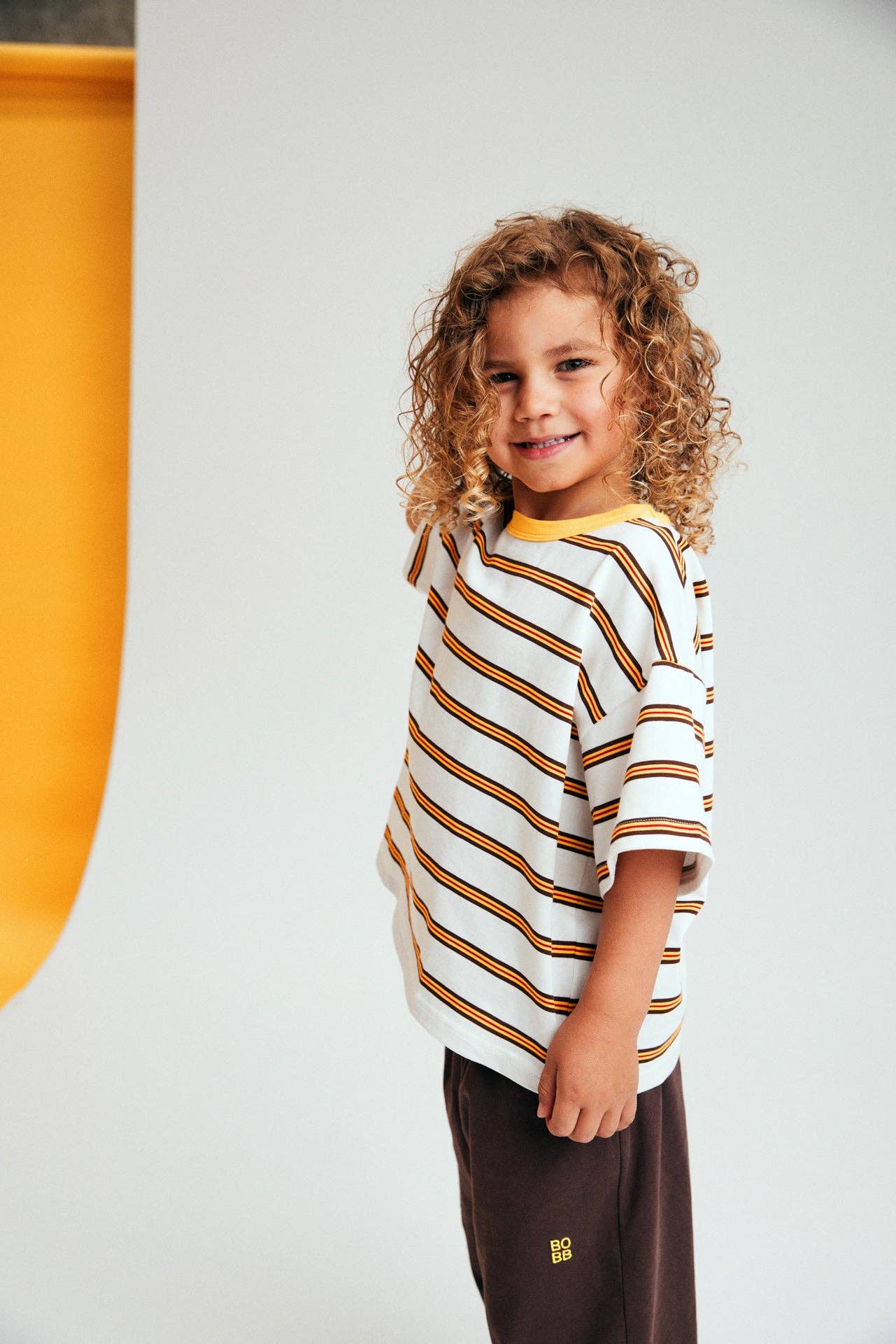 BBOBBIE | Striped Tee in Yellow