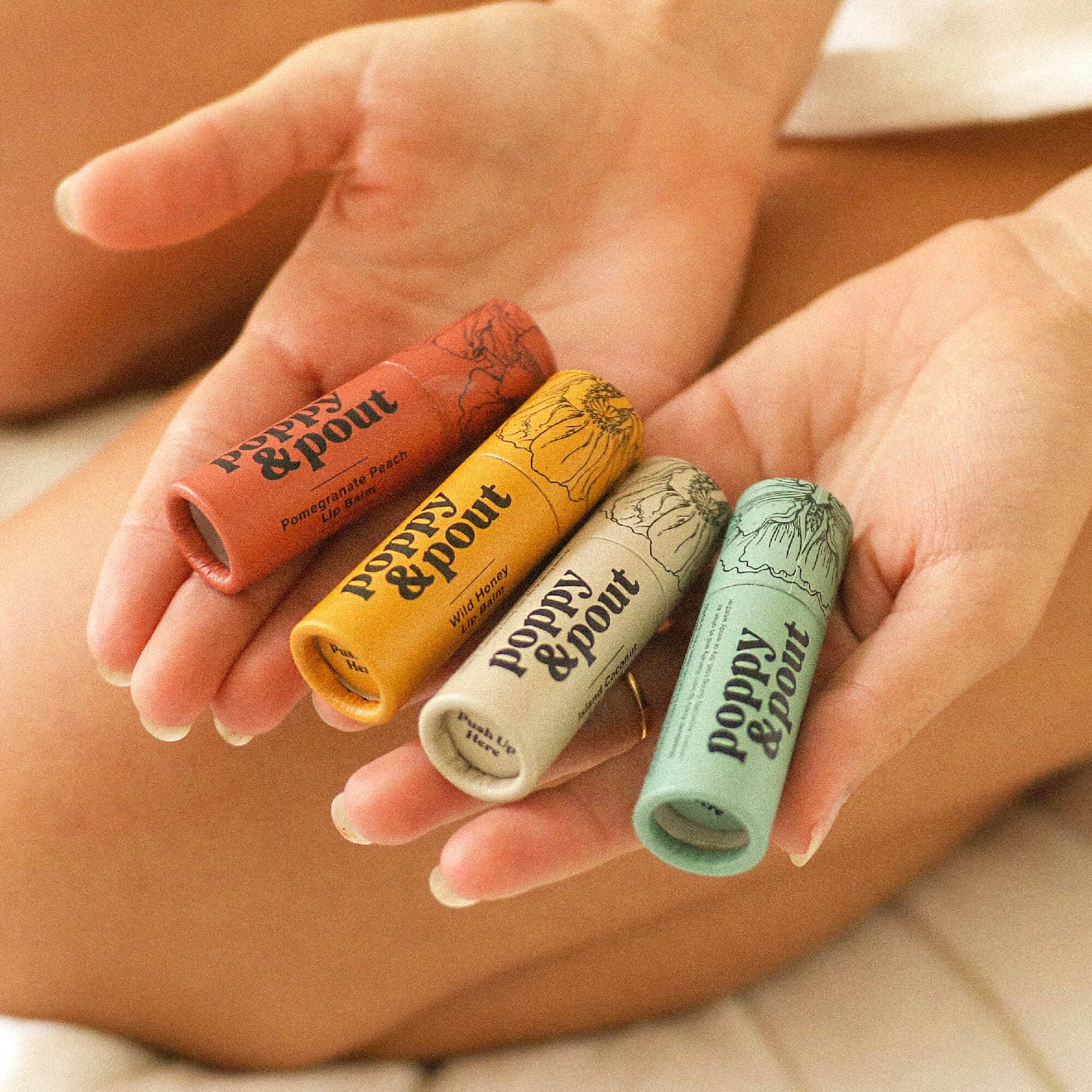 Poppy & Pout | Lip Balm- Island Coconut