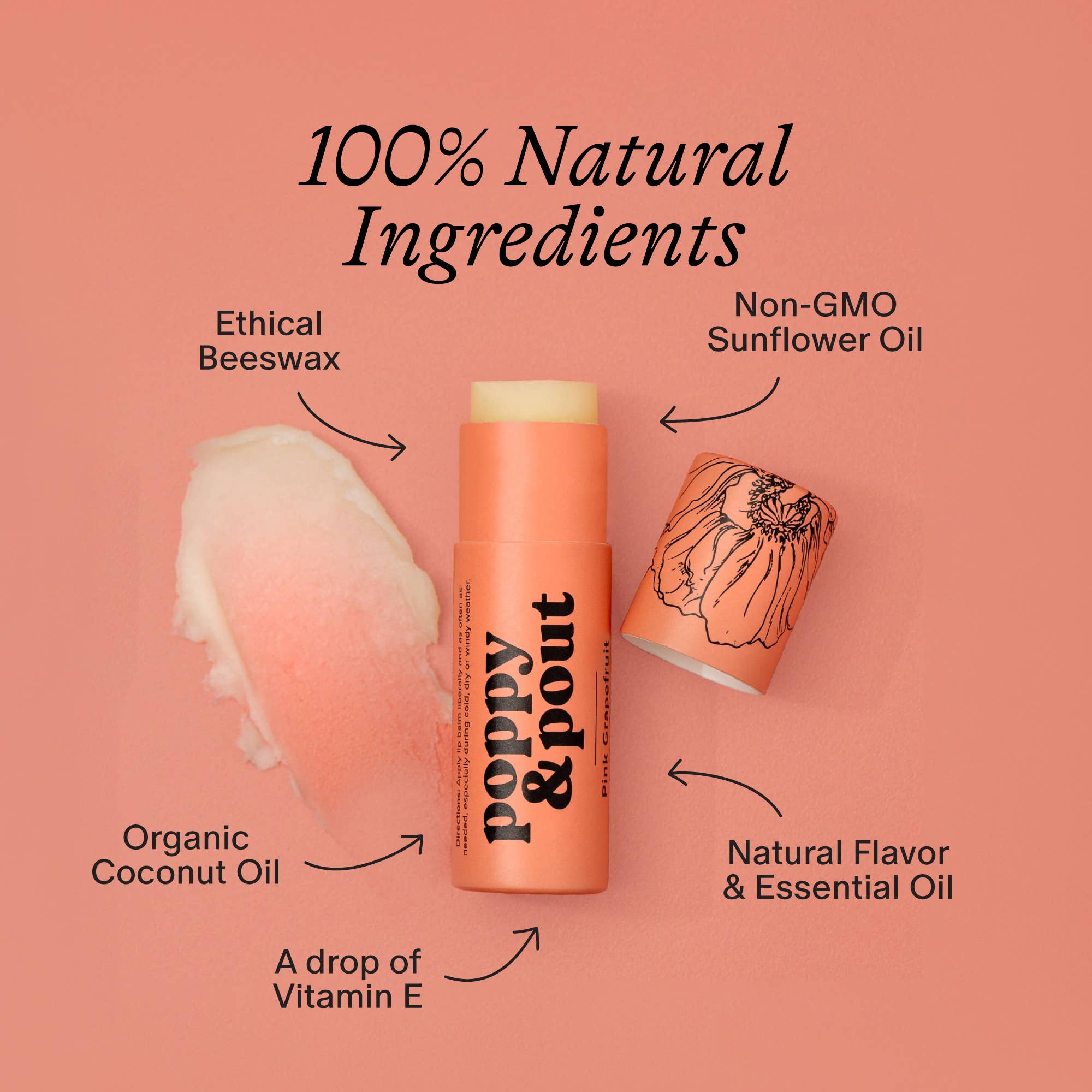 Poppy & Pout | Lip Care Duo- Pink Grapefruit