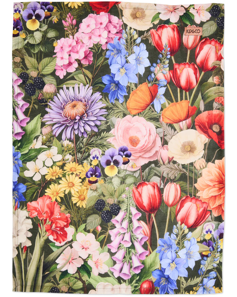 Kip & Co HOME | Cottage Garden Eden Tea Towel