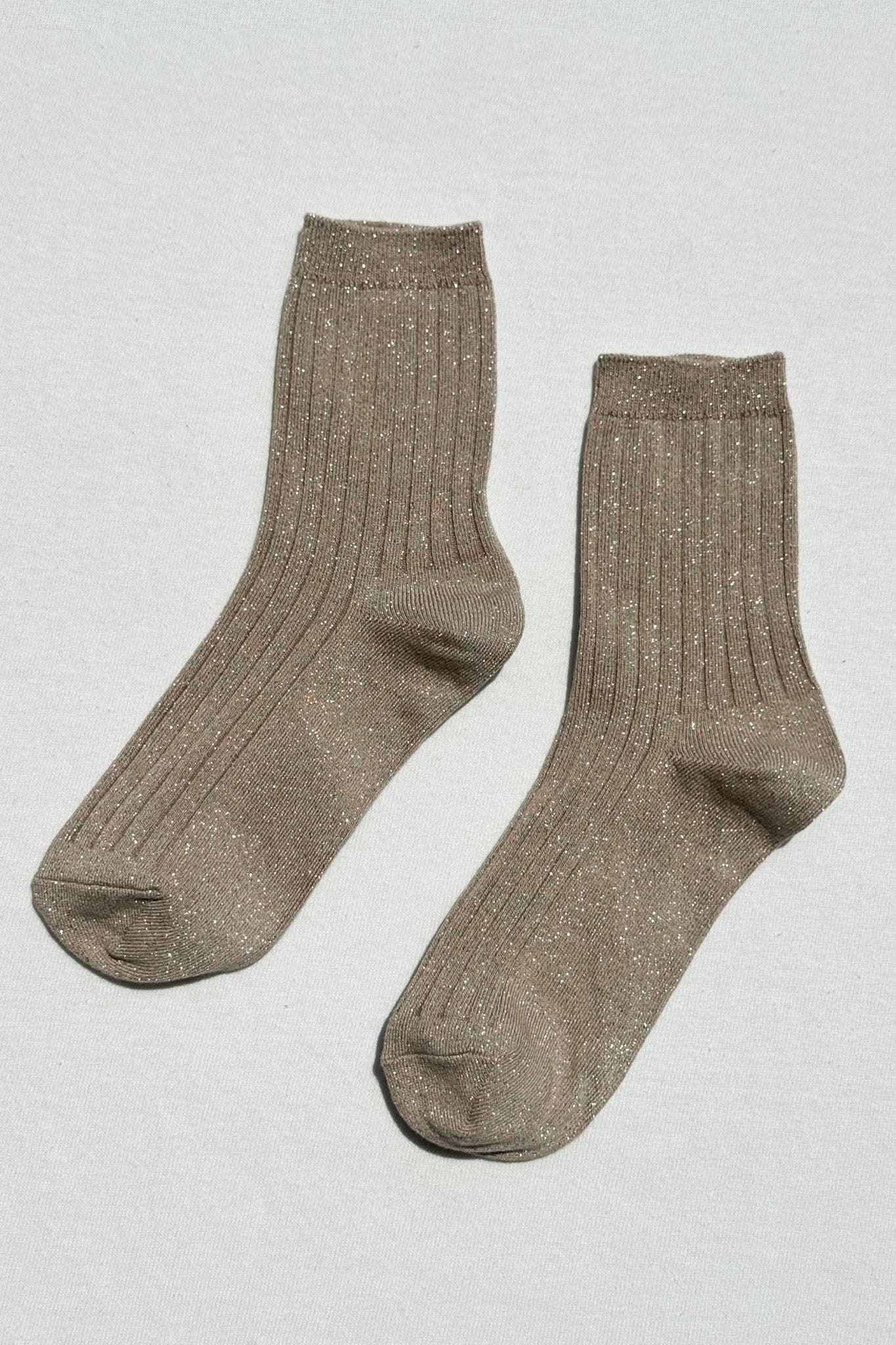 Le Bon Shoppe | Her Socks - Modal Lurex Ash Glitter