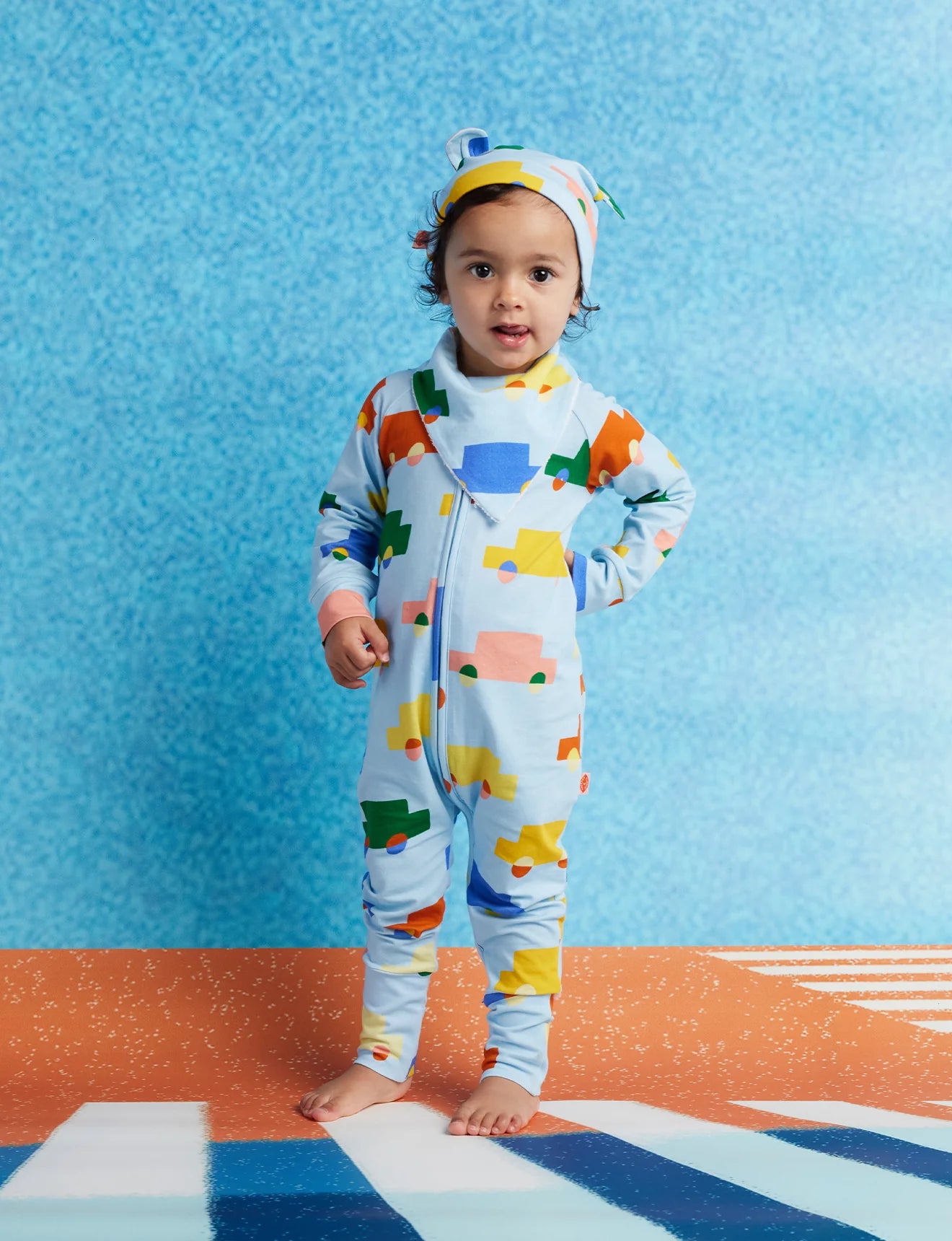 Halcyon Nights| Long Sleeve Romper / Beep Beep
