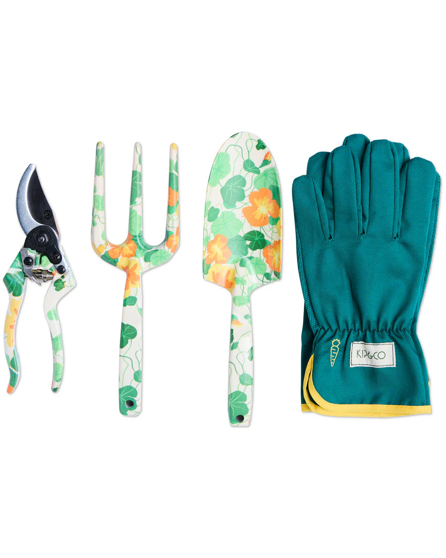 Kip & Co HOME | Nasturtium Garden Tools and Gloves Set