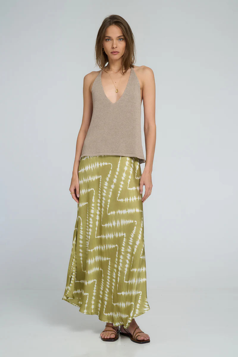 Lilya | Ashbourne Skirt Celestial Tie Dye -Green Apple