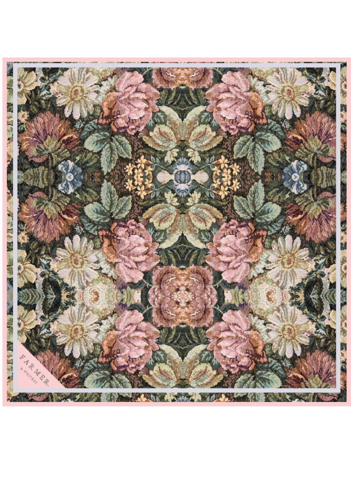 FAR MER by Whitney | Bloom silk bandanna