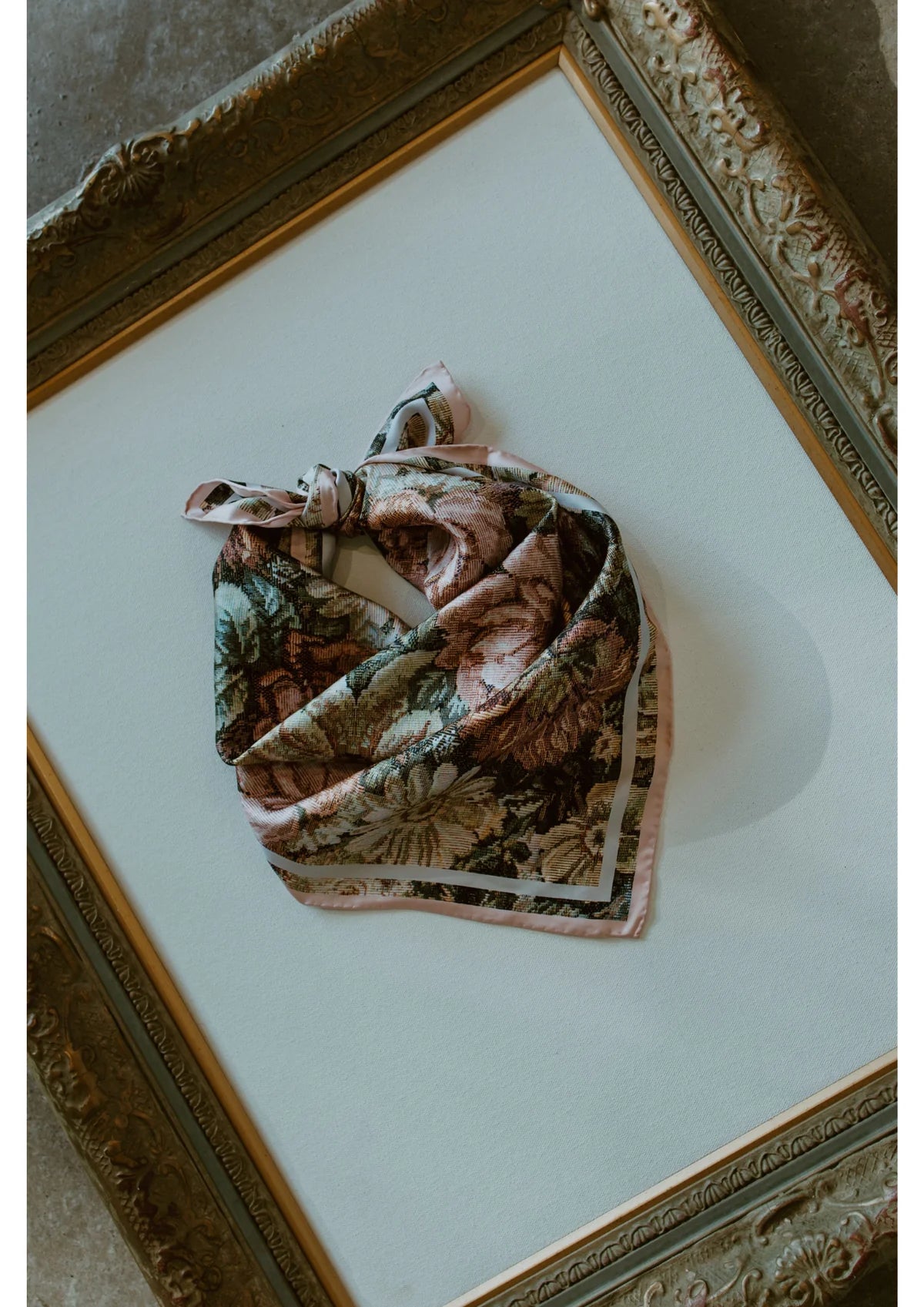 FAR MER by Whitney | Bloom silk bandanna
