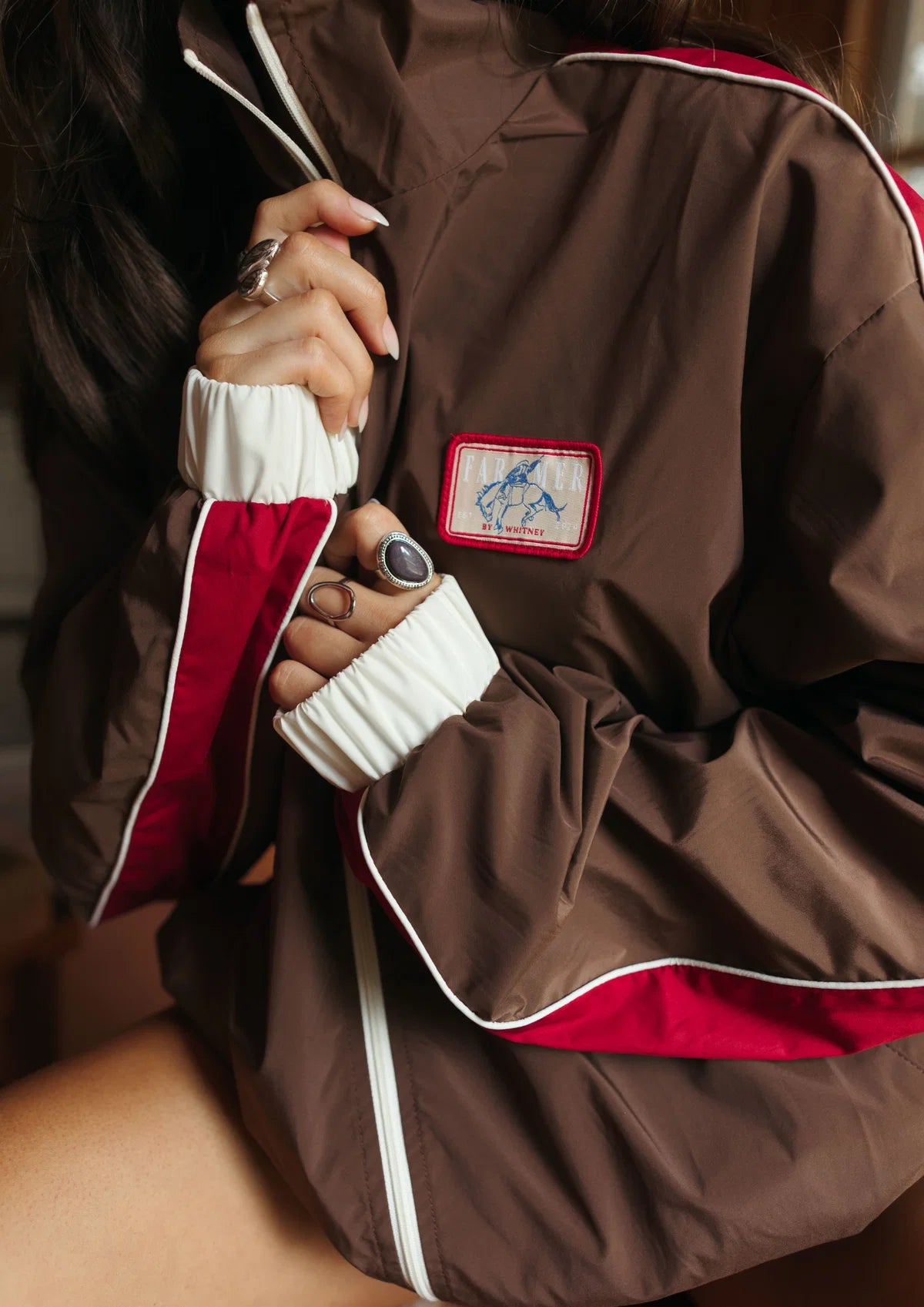 FAR MER by Whitney | Bronc Patch Windbreaker