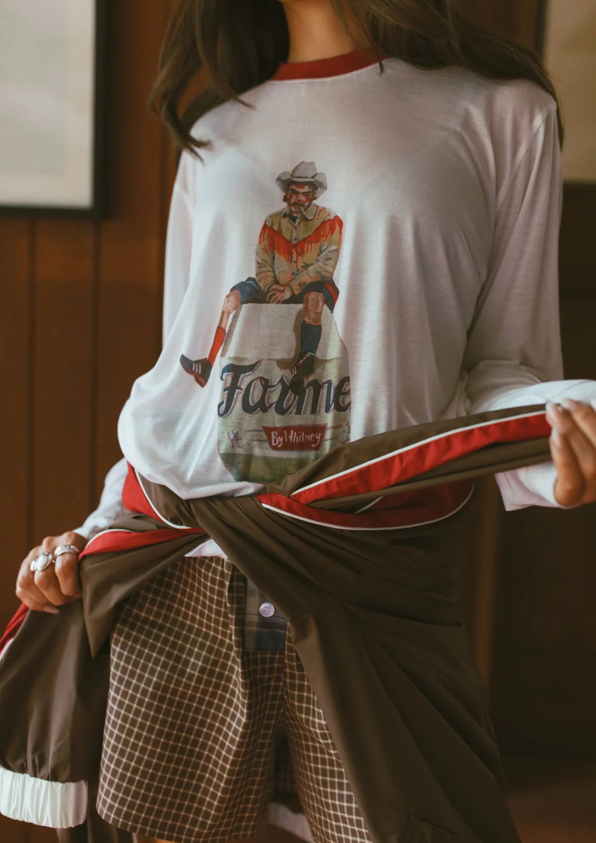 FAR MER by Whitney | Bronc Patch Windbreaker