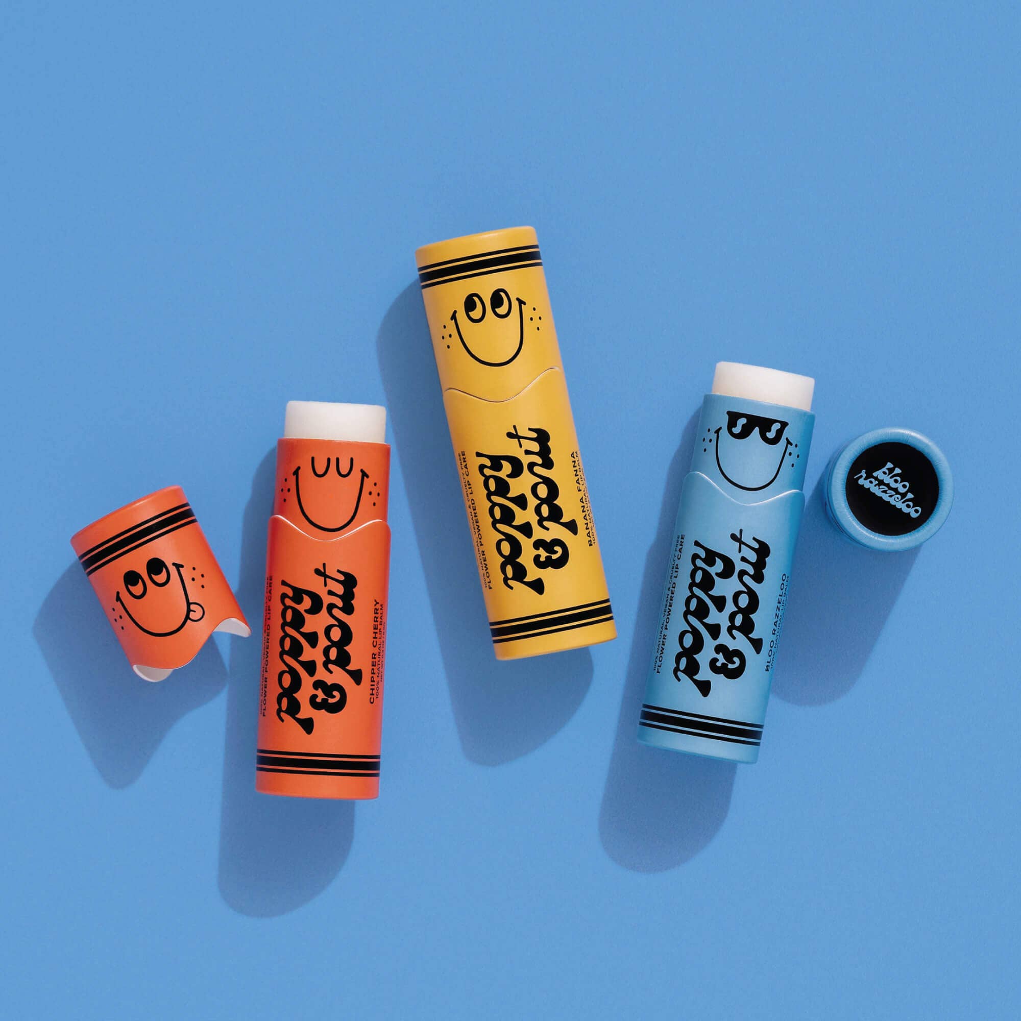 Poppy & Pout | Lil Poppies Lip Balm- Bloo Razzeloo