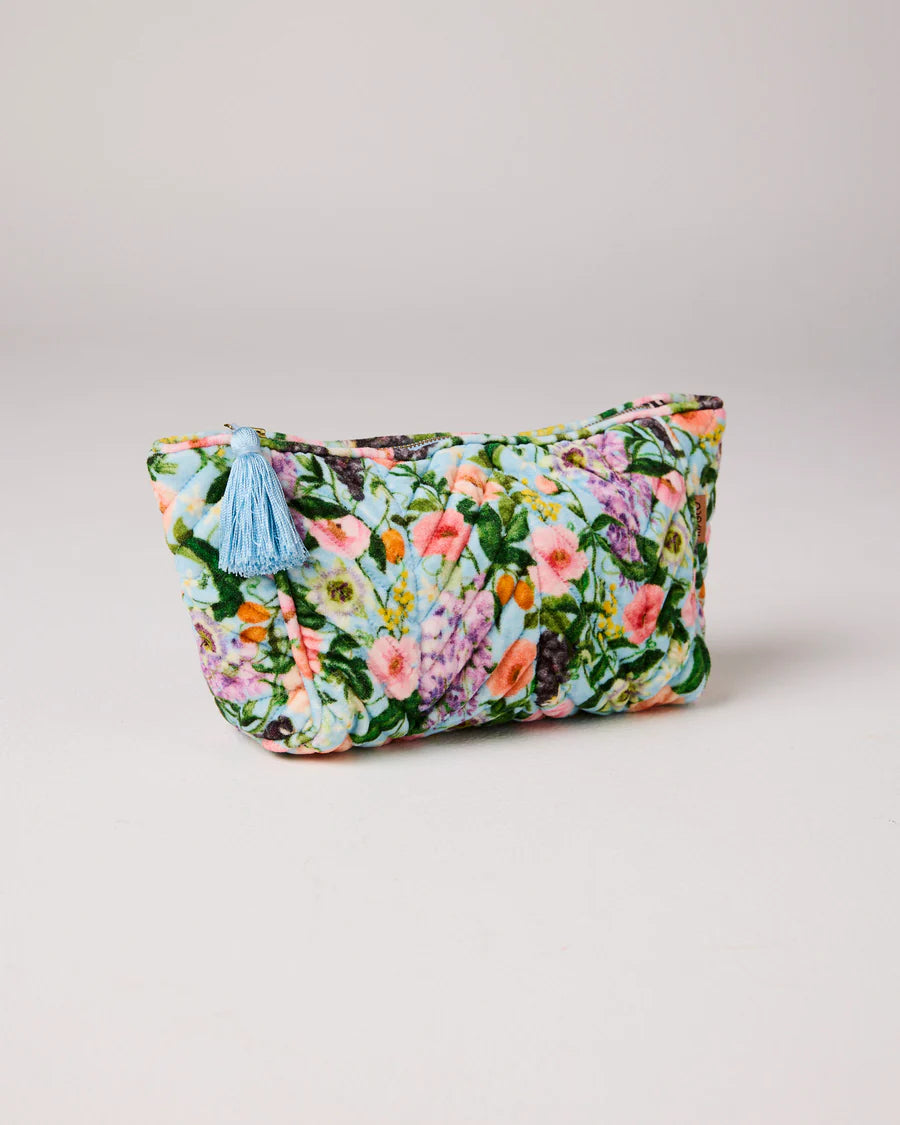 Kip & Co | Spring In The Air Velvet Toiletry Bag